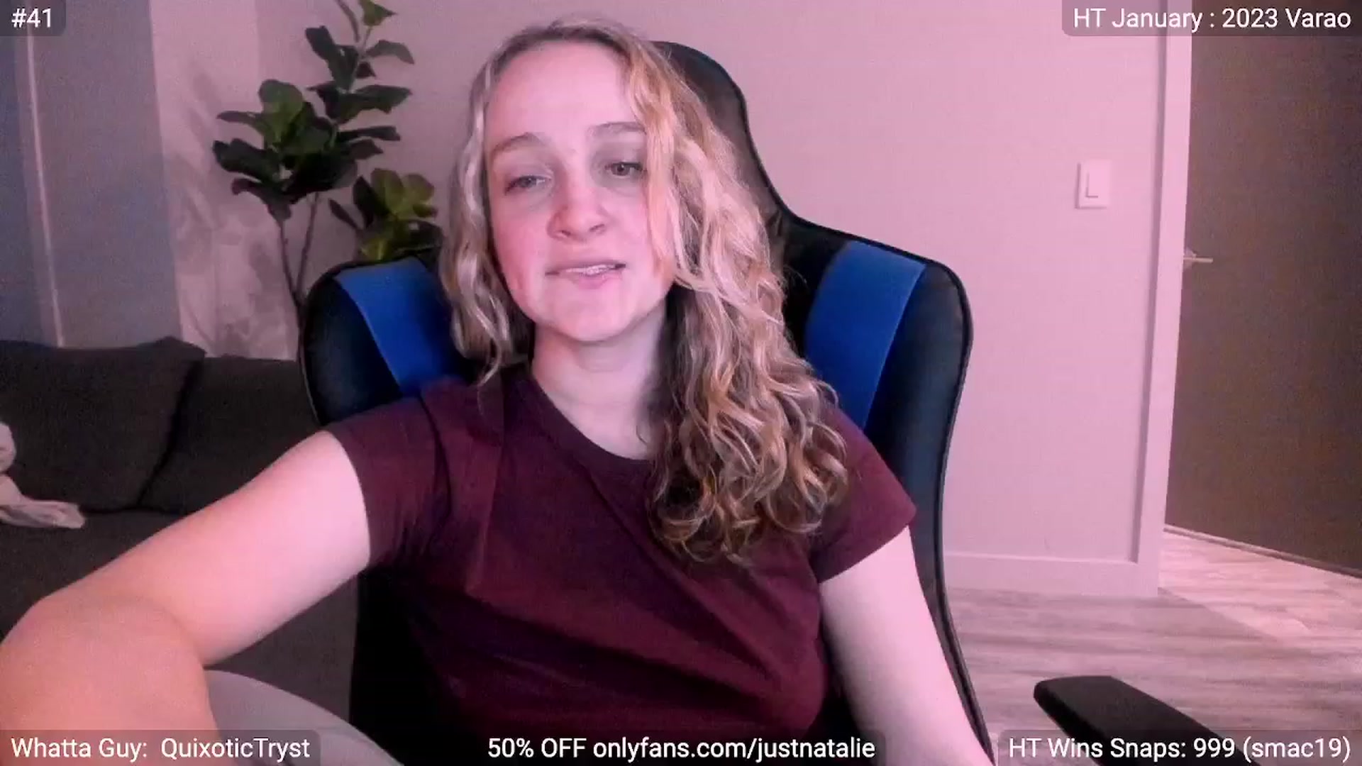 Gallery image thumbnail from JustNatalie's myfreecams stream on, 01/07/2023, 24:09 image 11 of 20