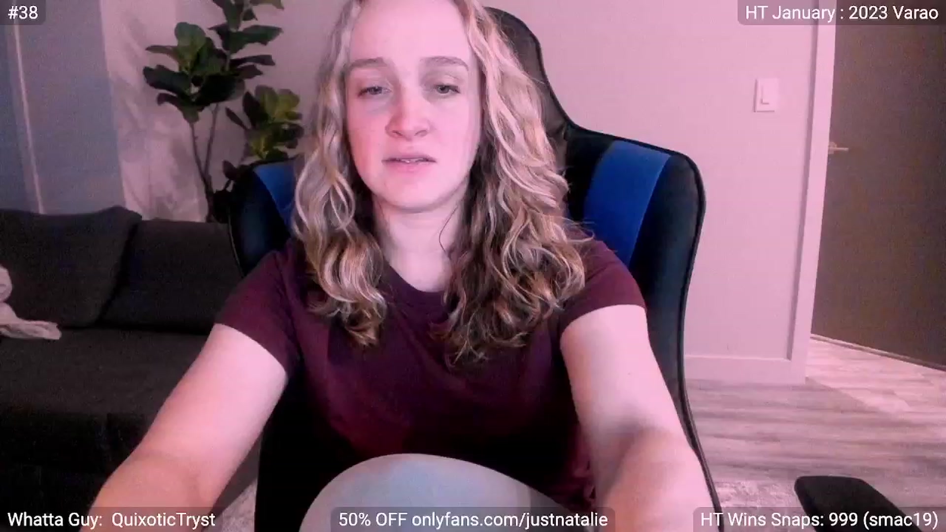 Gallery image thumbnail from JustNatalie's myfreecams stream on, 01/07/2023, 24:09 image 19 of 20