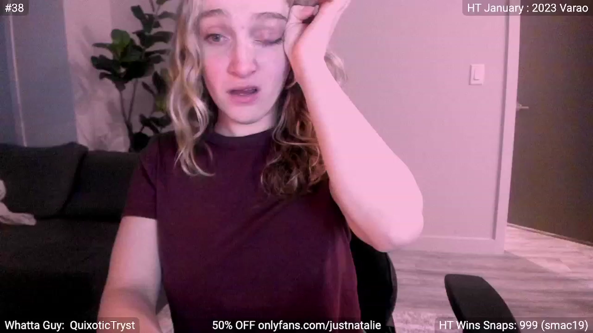 Gallery image thumbnail from JustNatalie's myfreecams stream on, 01/07/2023, 24:31 image 16 of 20