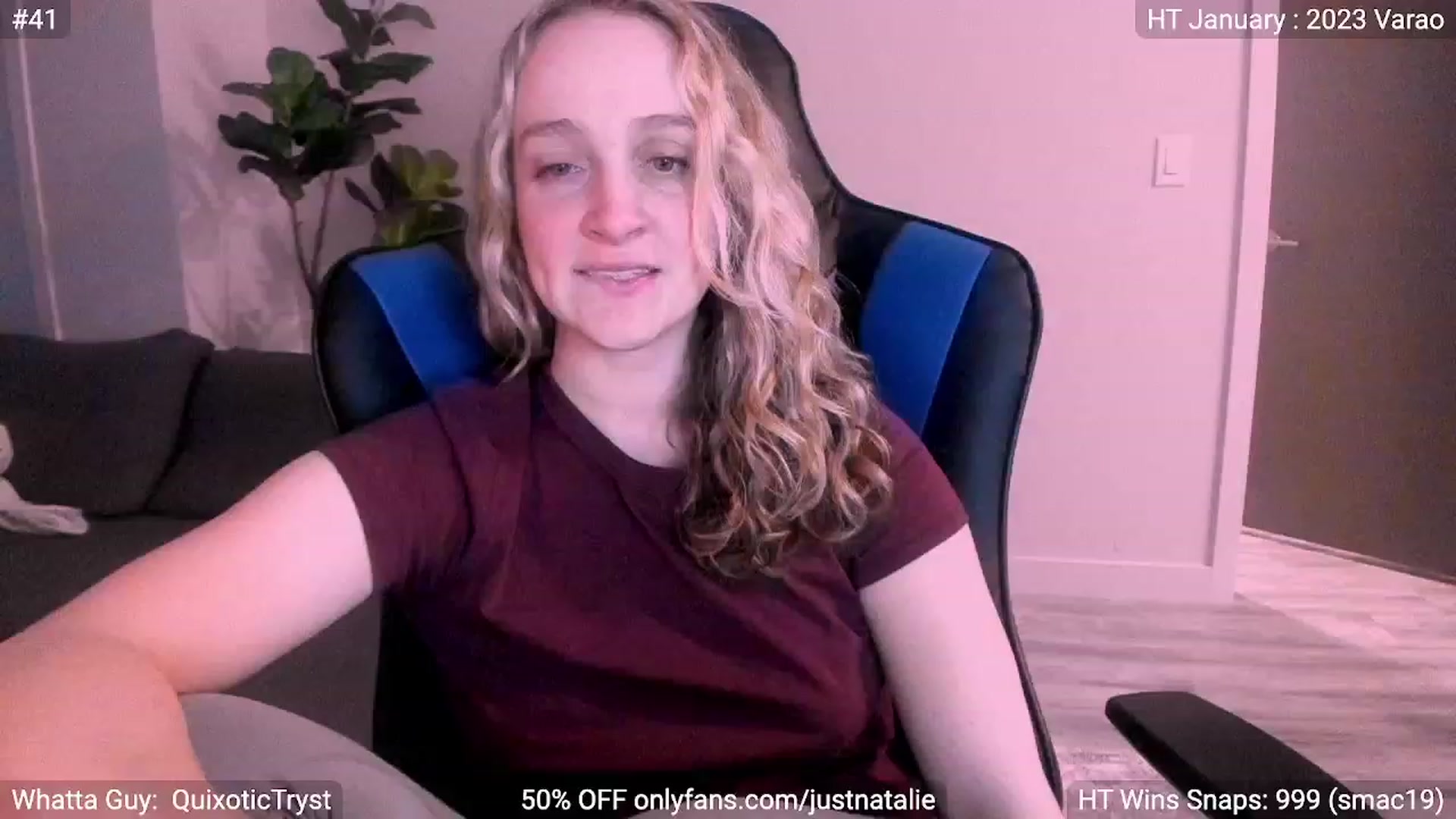 Gallery image thumbnail from JustNatalie's myfreecams stream on, 01/07/2023, 24:31 image 11 of 20
