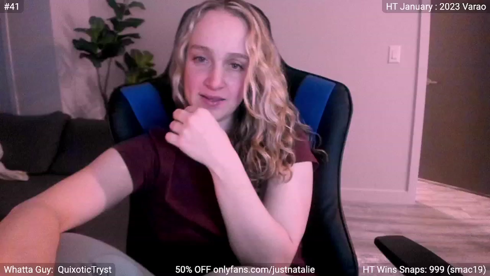Gallery image thumbnail from JustNatalie's myfreecams stream on, 01/07/2023, 24:31 image 10 of 20