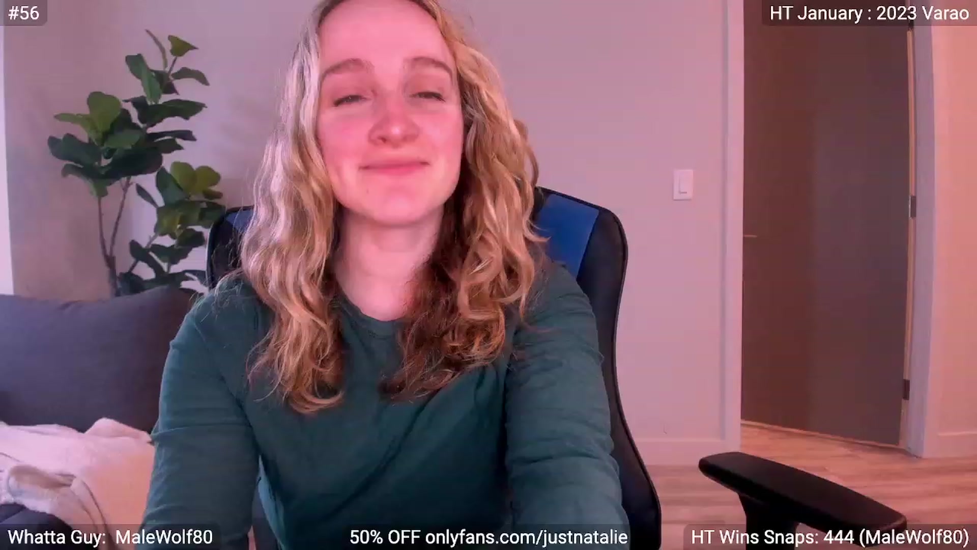 Gallery image thumbnail from JustNatalie's myfreecams stream on, 01/07/2023, 22:19 image 9 of 20