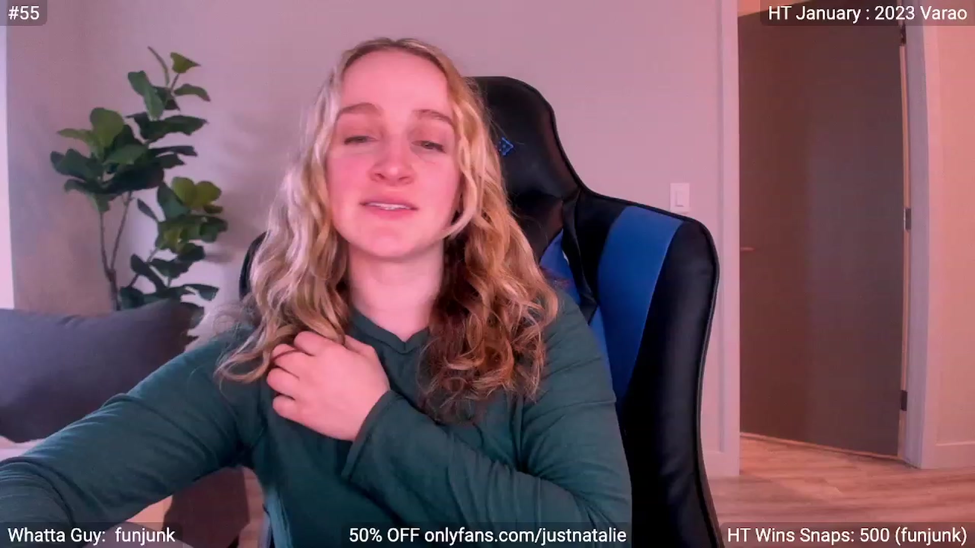 Gallery image thumbnail from JustNatalie's myfreecams stream on, 01/07/2023, 22:19 image 12 of 20
