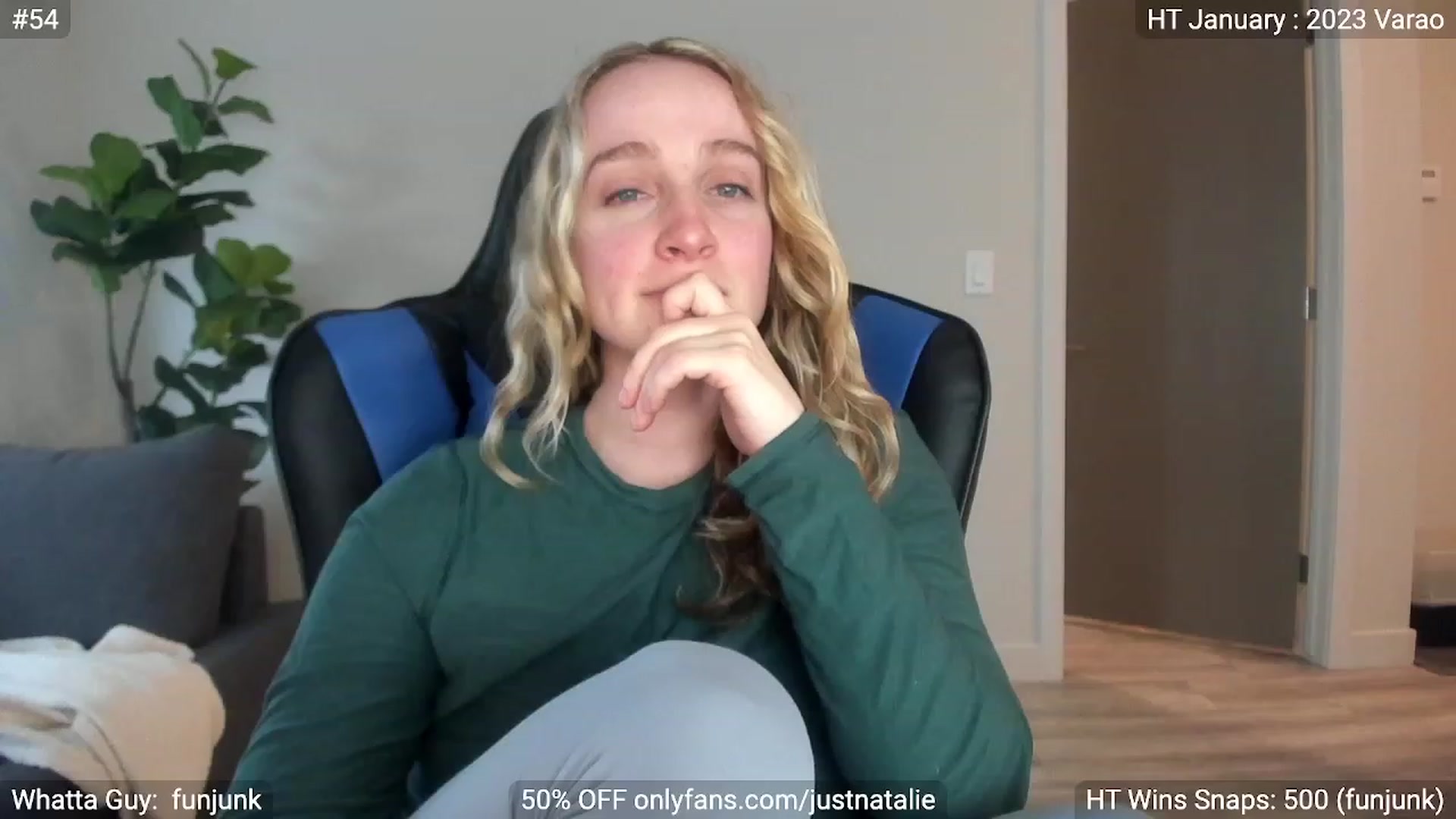 Gallery image thumbnail from JustNatalie's myfreecams stream on, 01/07/2023, 22:19 image 20 of 20