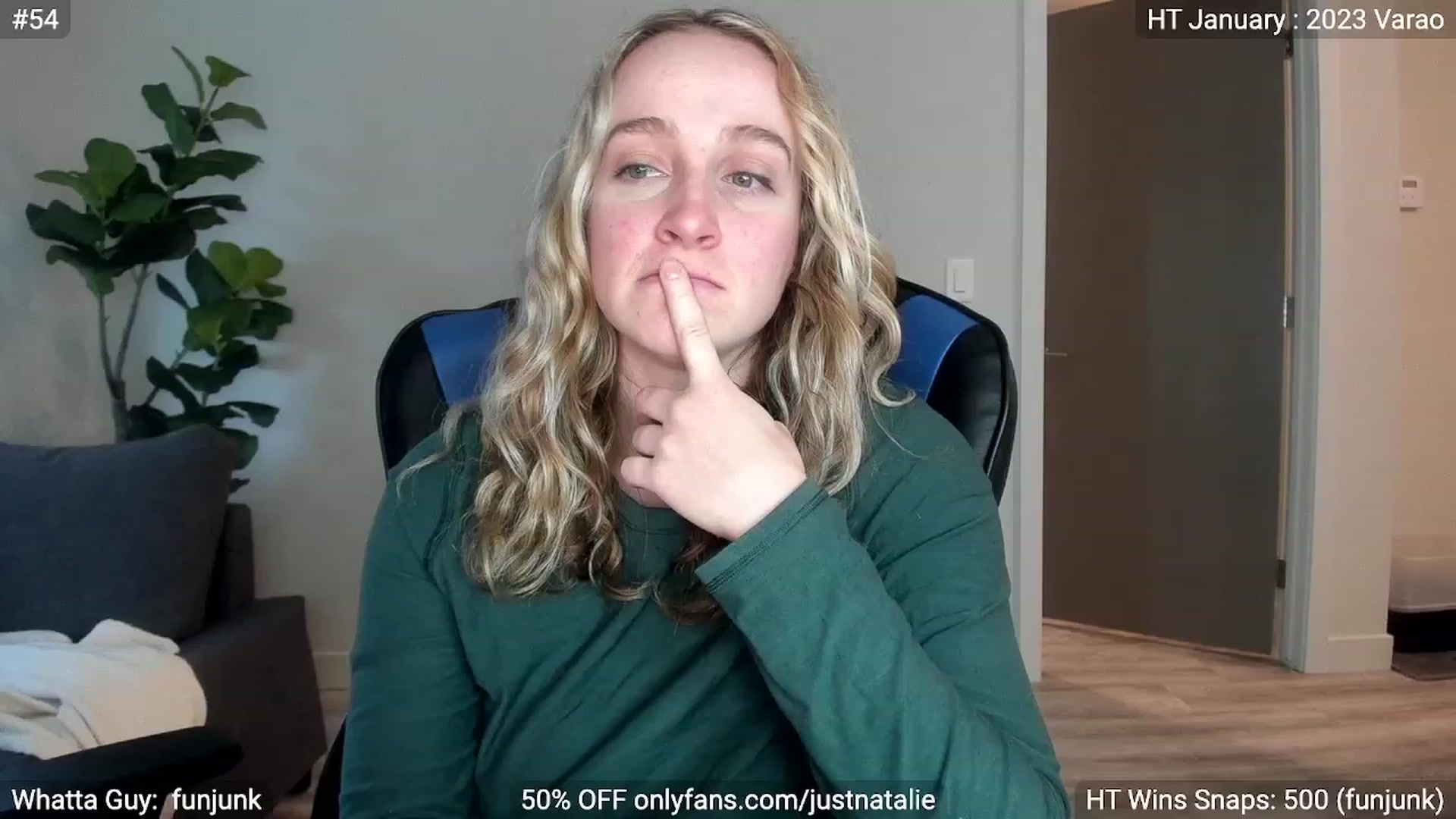 Gallery image thumbnail from JustNatalie's myfreecams stream on, 01/07/2023, 23:02 image 13 of 20
