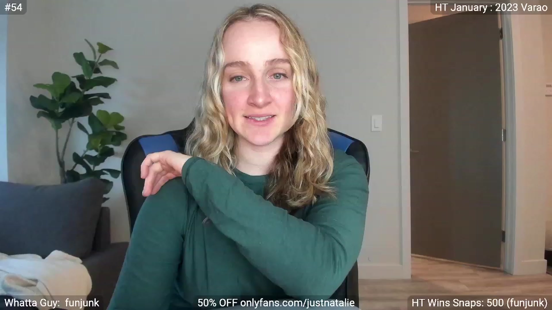 Gallery image thumbnail from JustNatalie's myfreecams stream on, 01/07/2023, 23:02 image 4 of 20