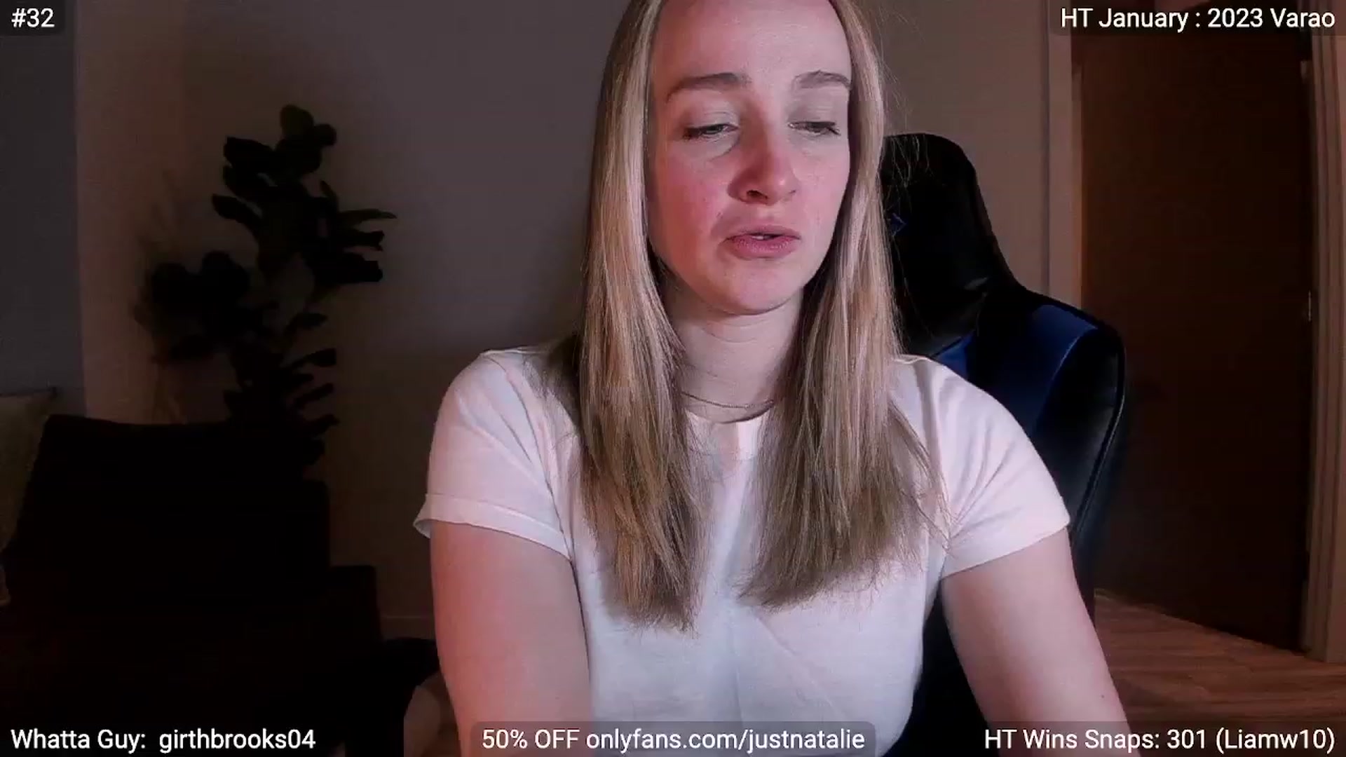 Gallery image thumbnail from JustNatalie's myfreecams stream on, 01/11/2023, 01:12 image 19 of 20