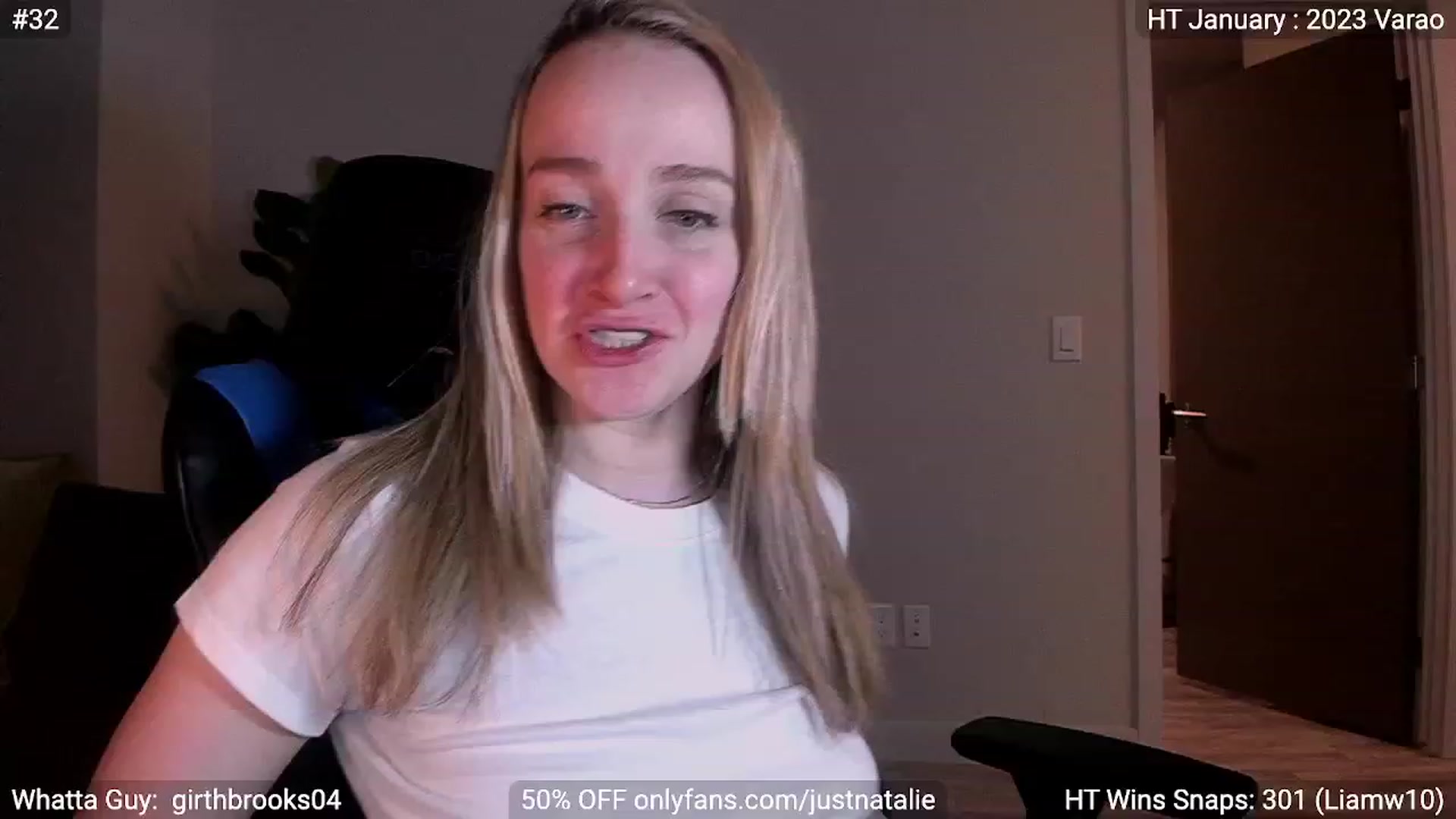 Gallery image thumbnail from JustNatalie's myfreecams stream on, 01/11/2023, 01:12 image 4 of 20