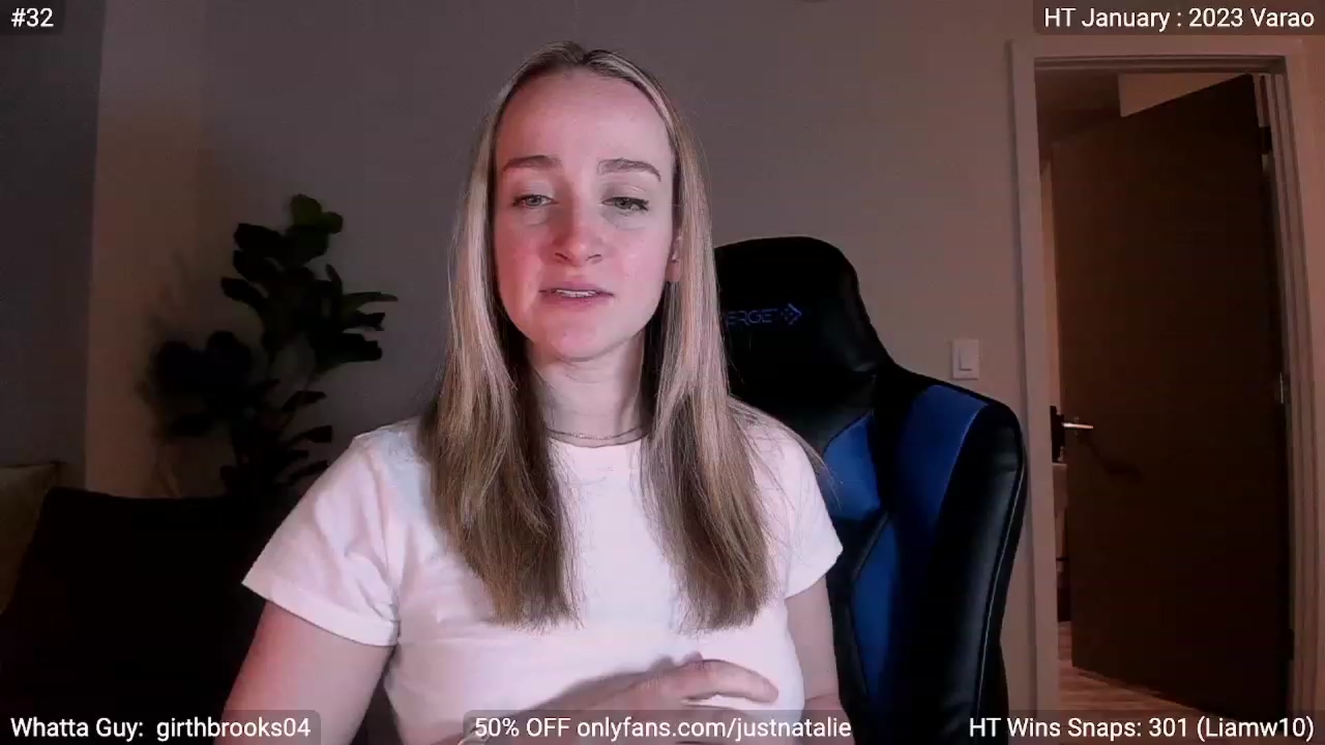 Gallery image thumbnail from JustNatalie's myfreecams stream on, 01/11/2023, 01:12 image 18 of 20