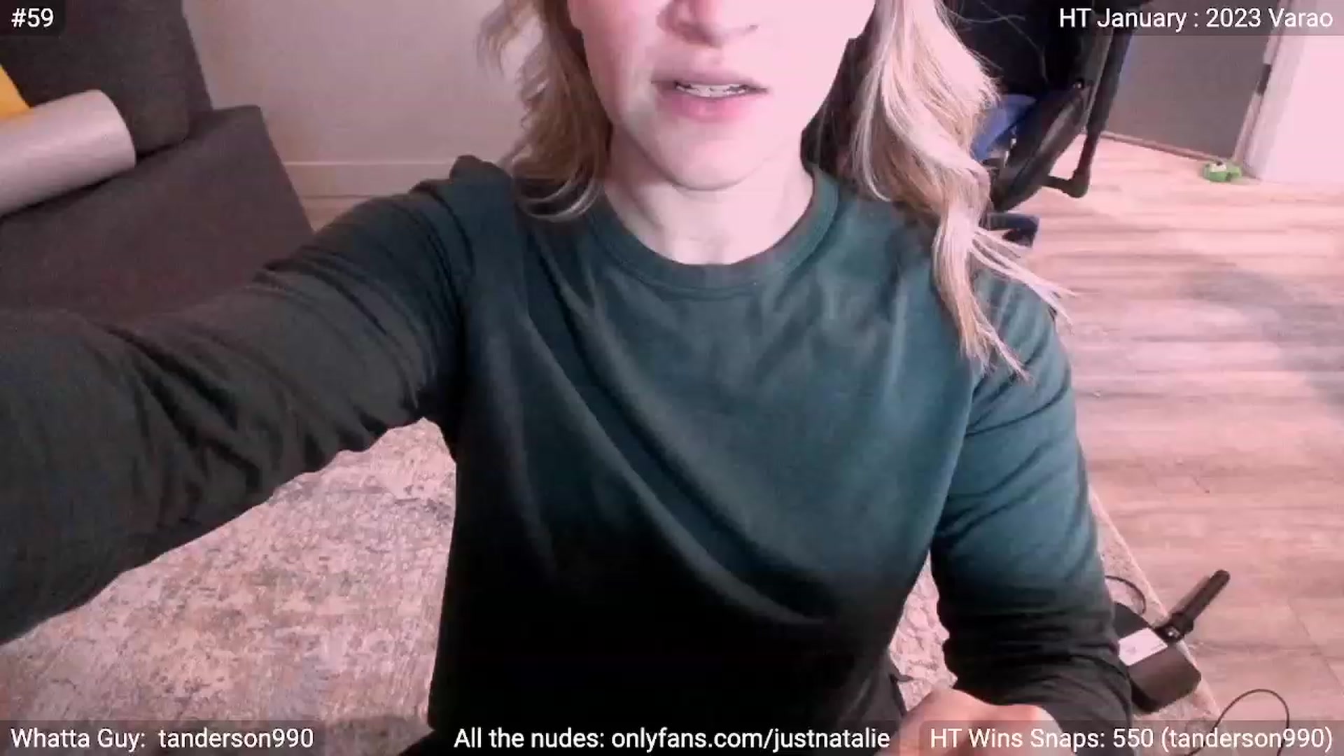 Gallery image thumbnail from JustNatalie's myfreecams stream on, 01/19/2023, 01:56 image 1 of 20