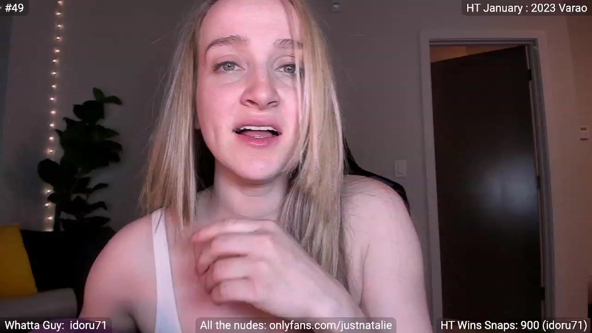 Gallery image thumbnail from JustNatalie's myfreecams stream on, 01/20/2023, 02:43 image 1 of 20