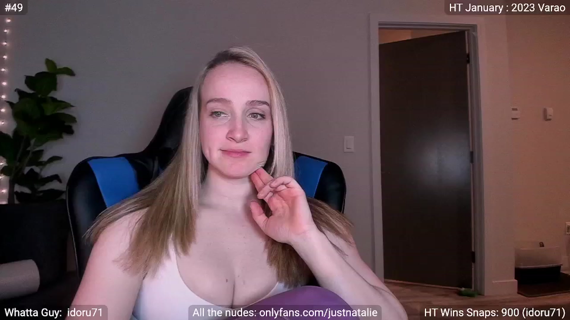 Gallery image thumbnail from JustNatalie's myfreecams stream on, 01/20/2023, 02:43 image 20 of 20