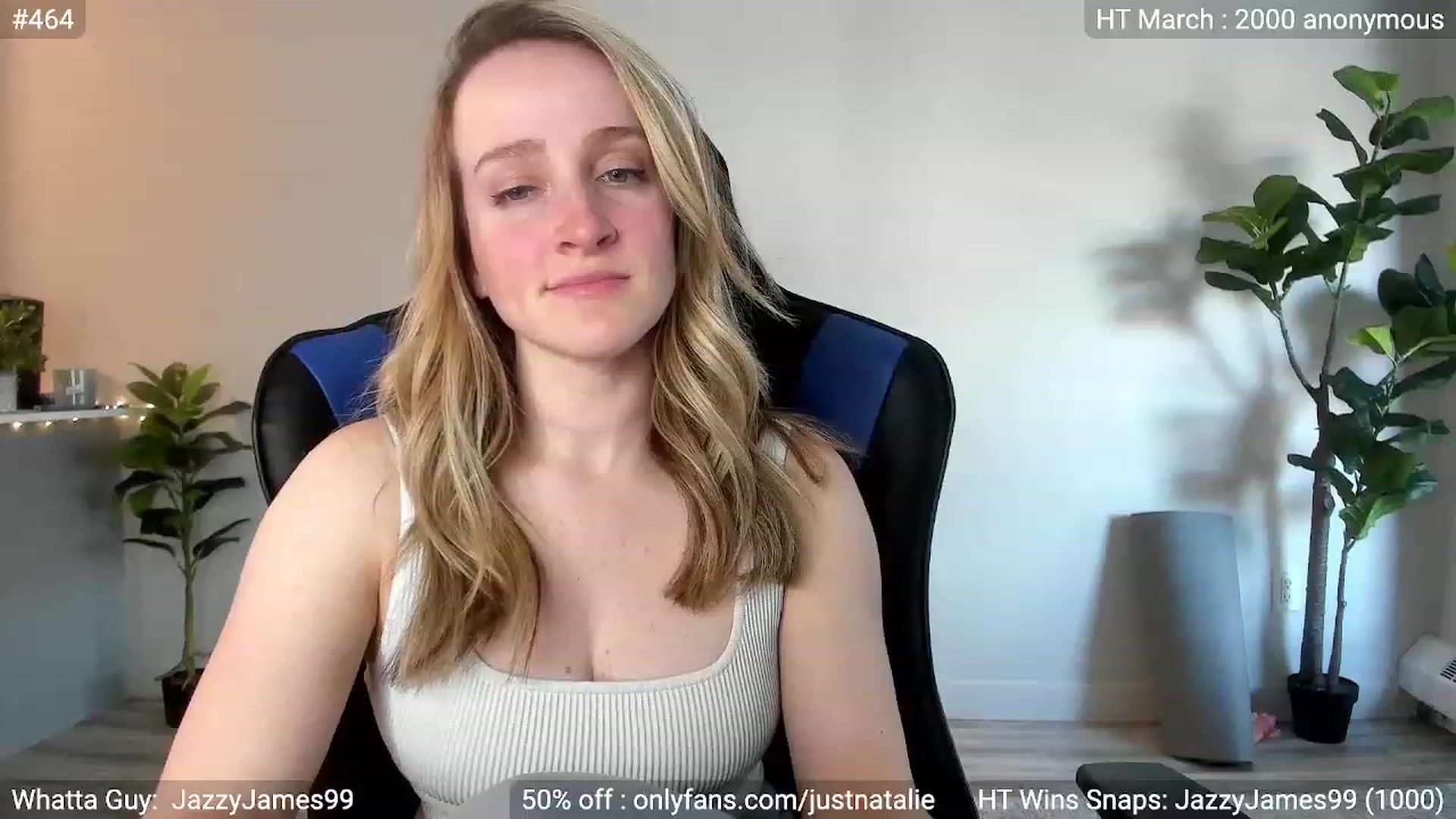 Gallery image thumbnail from JustNatalie's myfreecams stream on, 03/05/2023, 23:58 image 1 of 20