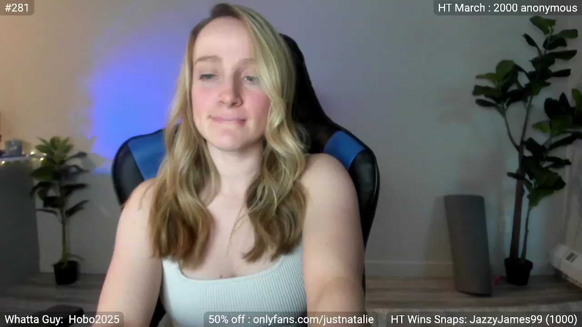 Gallery image thumbnail from JustNatalie's myfreecams stream on, 03/06/2023, 24:57 image 20 of 20