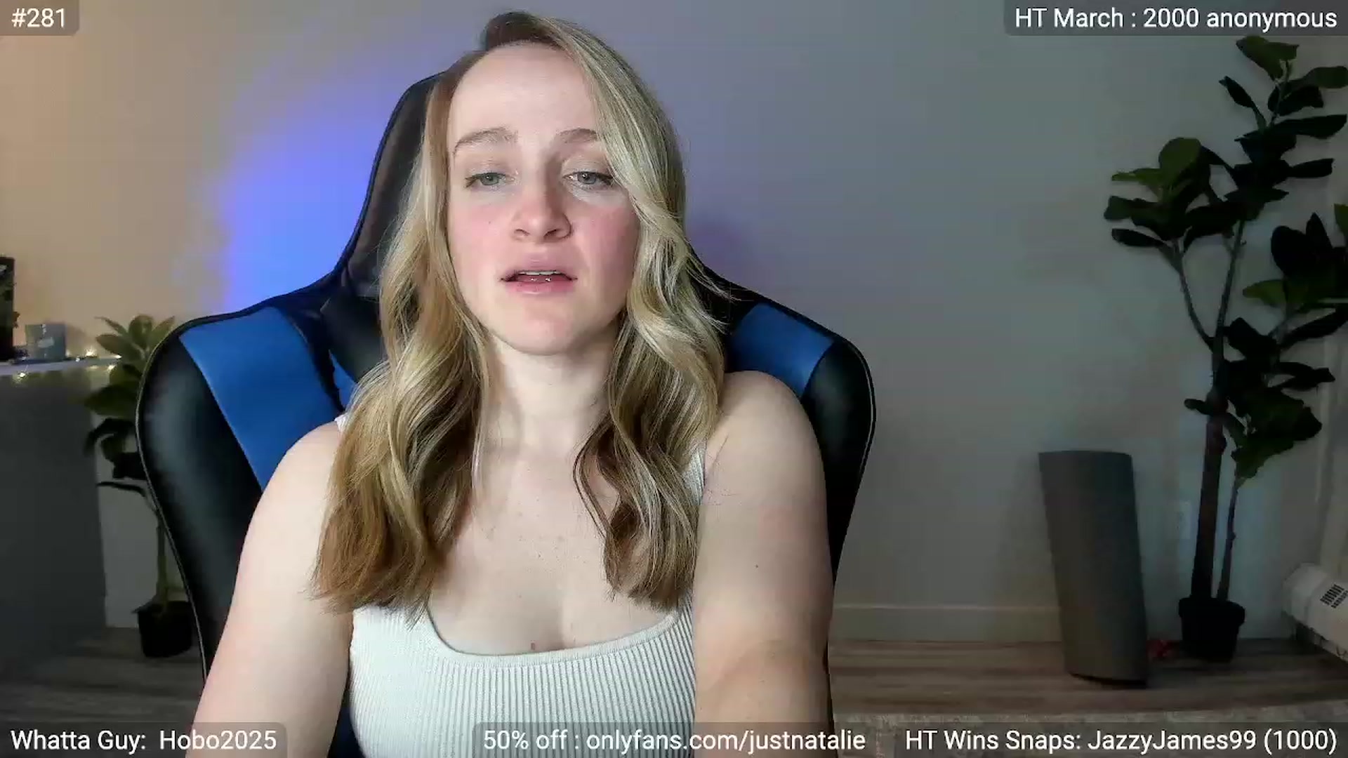 Gallery image thumbnail from JustNatalie's myfreecams stream on, 03/06/2023, 01:15 image 6 of 20