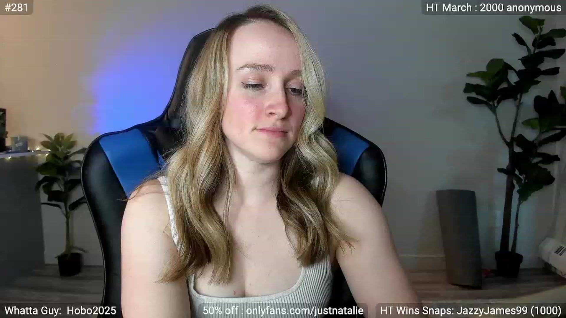 Gallery image thumbnail from JustNatalie's myfreecams stream on, 03/06/2023, 01:15 image 3 of 20