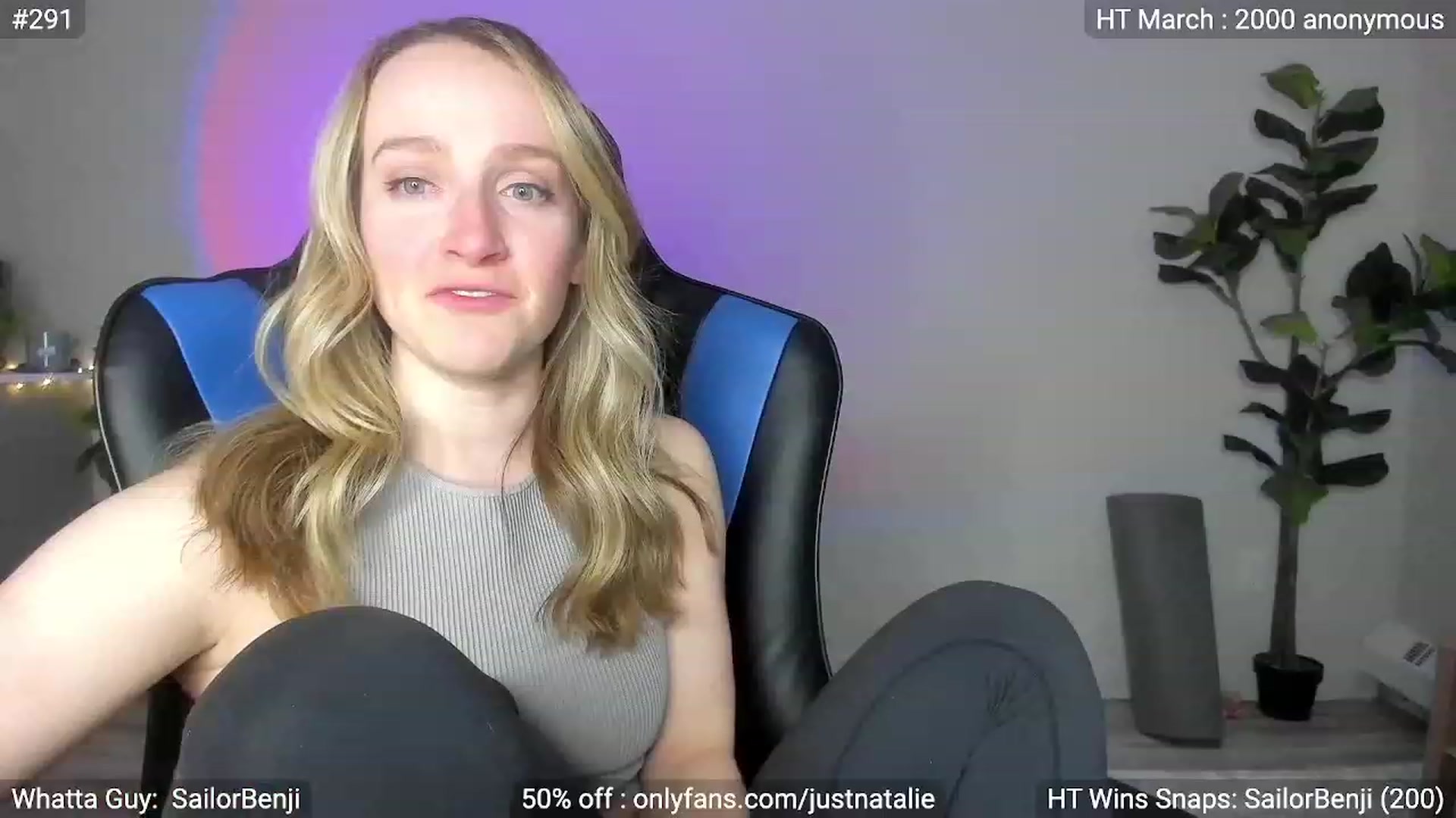 Gallery image thumbnail from JustNatalie's myfreecams stream on, 03/10/2023, 01:31 image 16 of 20