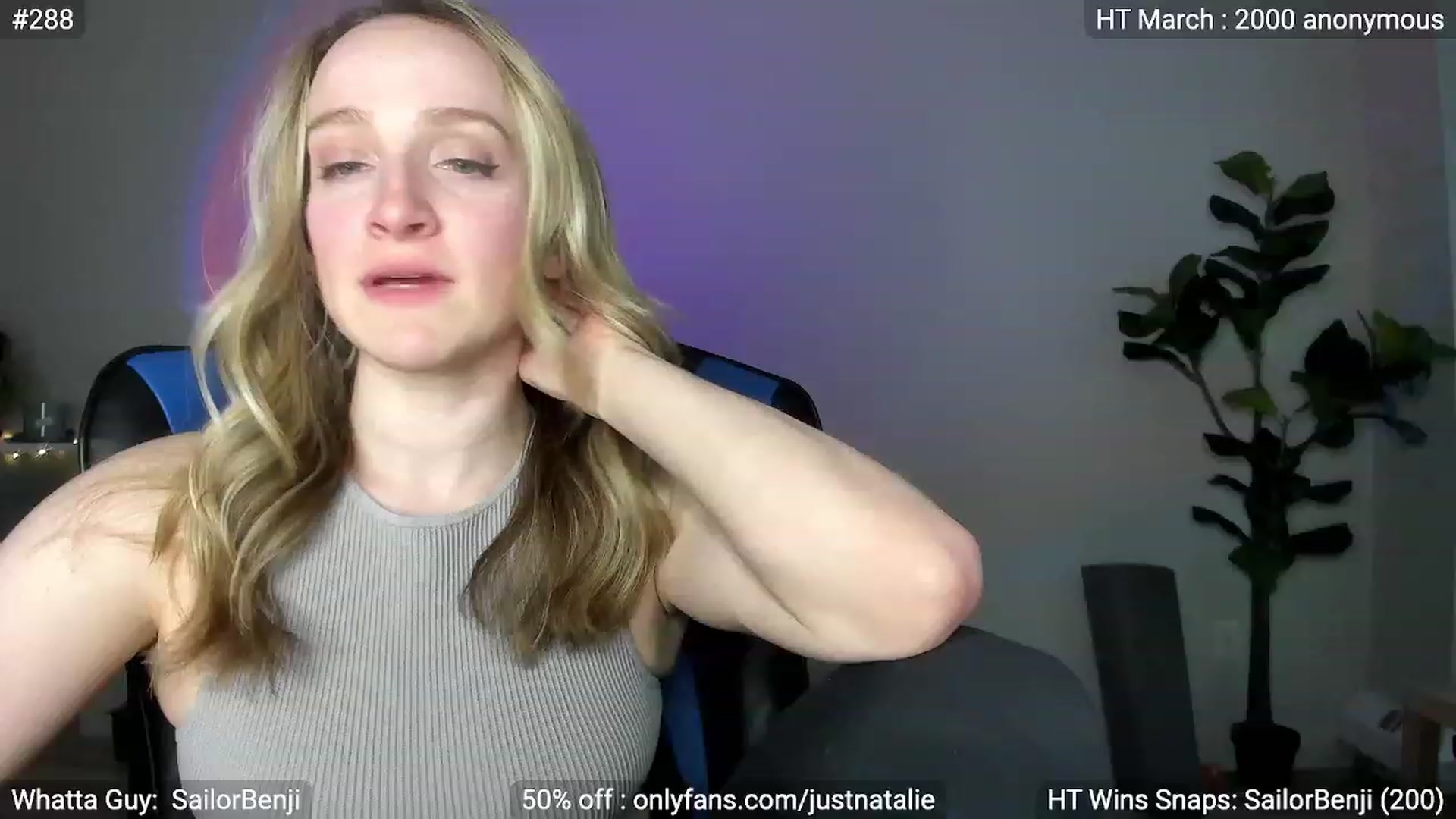 Gallery image thumbnail from JustNatalie's myfreecams stream on, 03/10/2023, 01:31 image 10 of 20