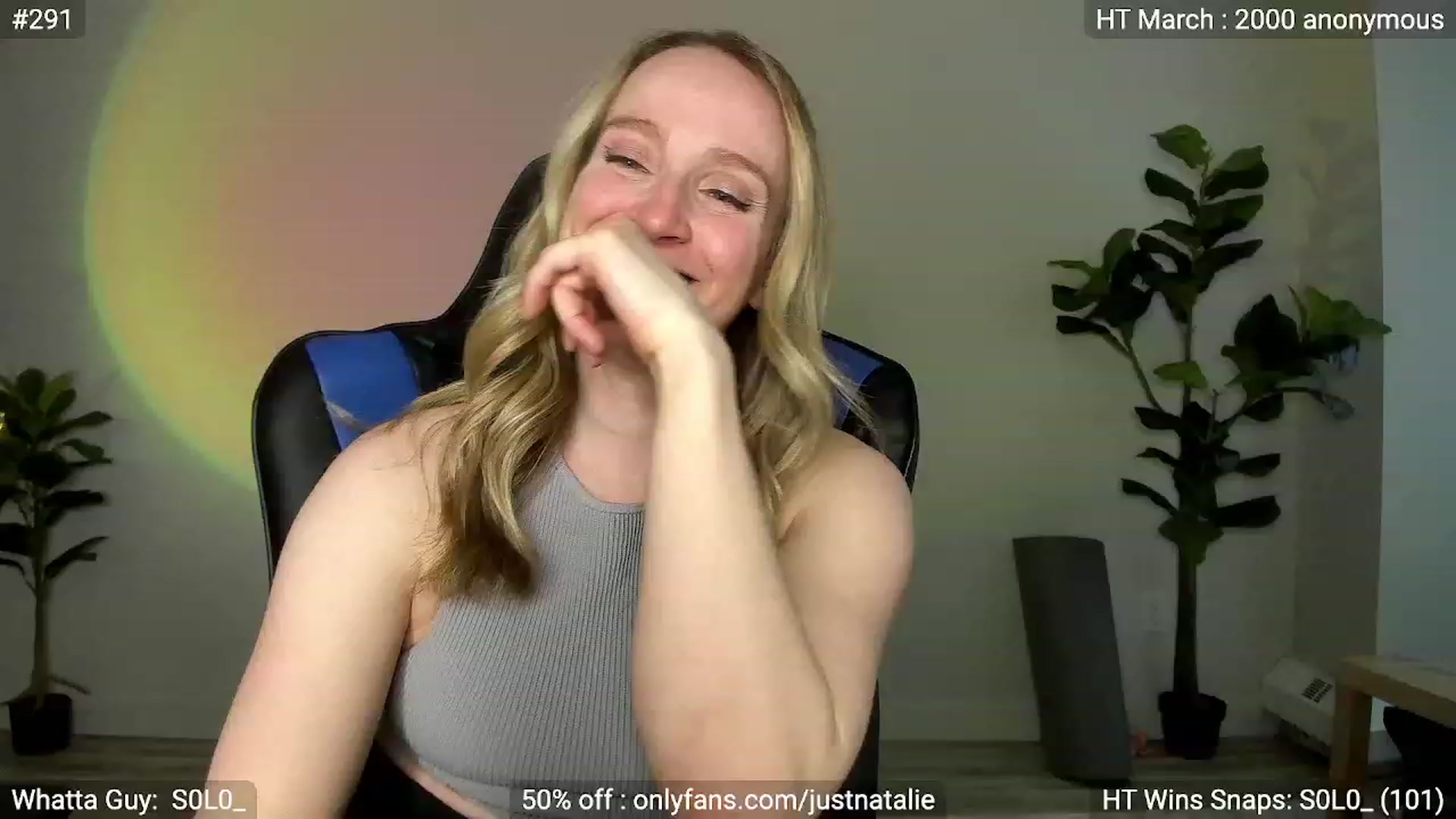 Gallery image thumbnail from JustNatalie's myfreecams stream on, 03/10/2023, 01:31 image 1 of 20