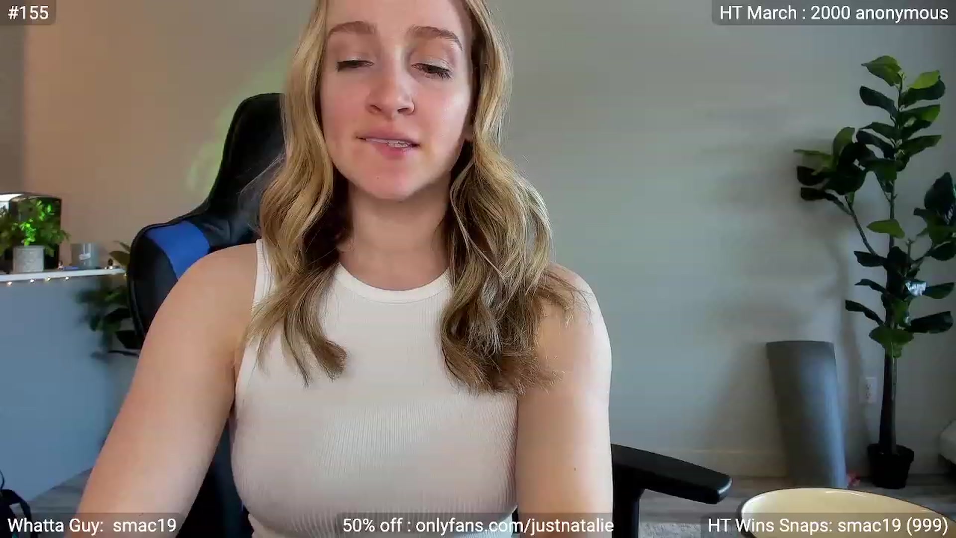 Gallery image thumbnail from JustNatalie's myfreecams stream on, 03/16/2023, 18:05 image 6 of 20