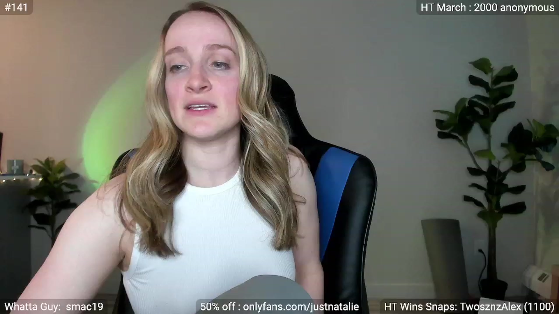 Gallery image thumbnail from JustNatalie's myfreecams stream on, 03/17/2023, 01:09 image 20 of 20
