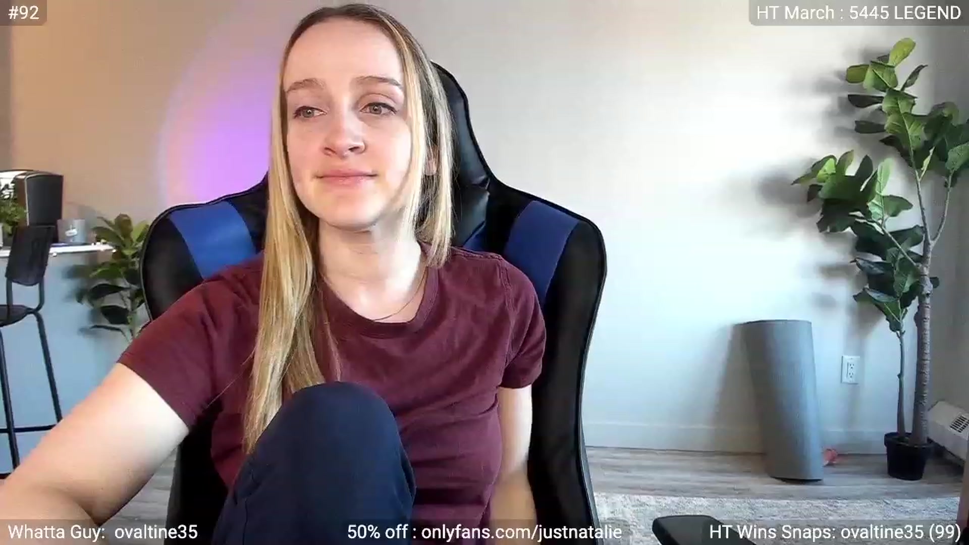 Gallery image thumbnail from JustNatalie's myfreecams stream on, 03/22/2023, 23:52 image 13 of 20
