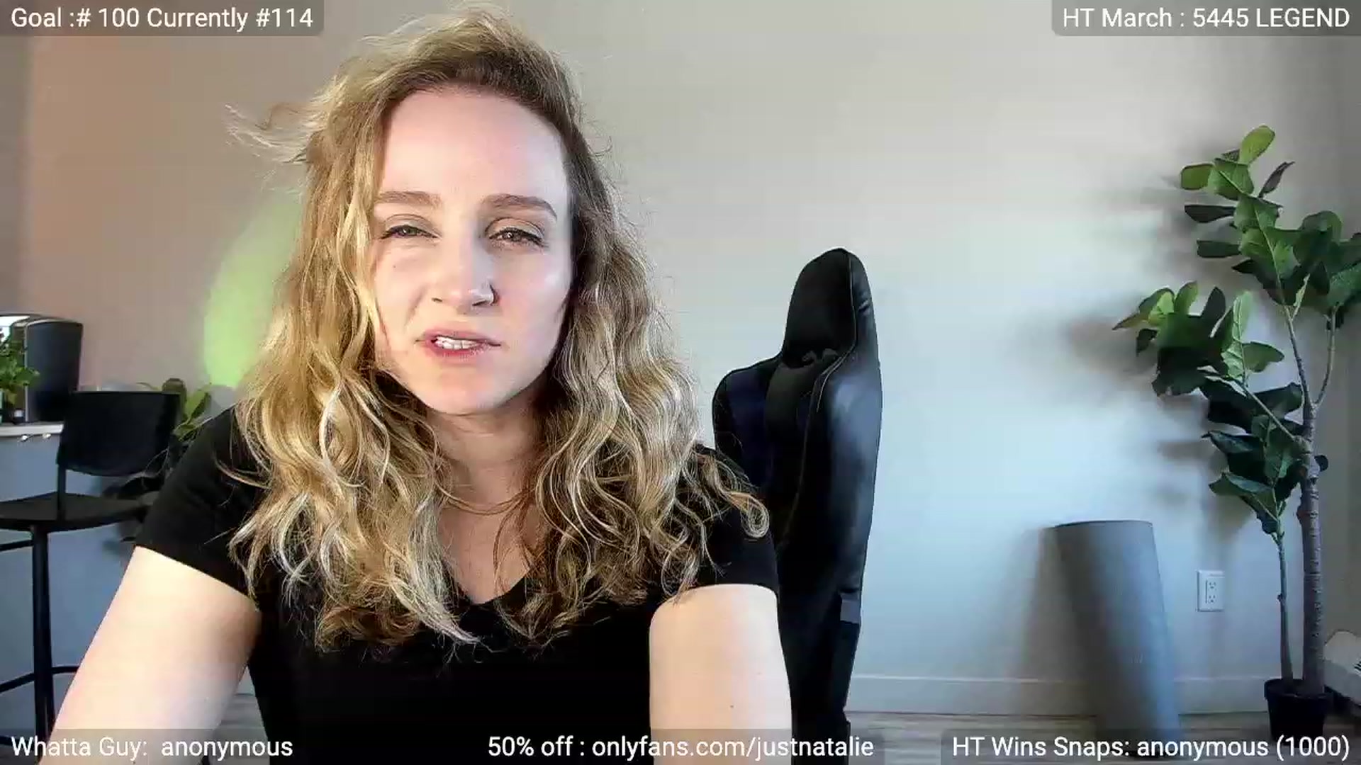 Gallery image thumbnail from JustNatalie's myfreecams stream on, 03/27/2023, 23:30 image 2 of 20