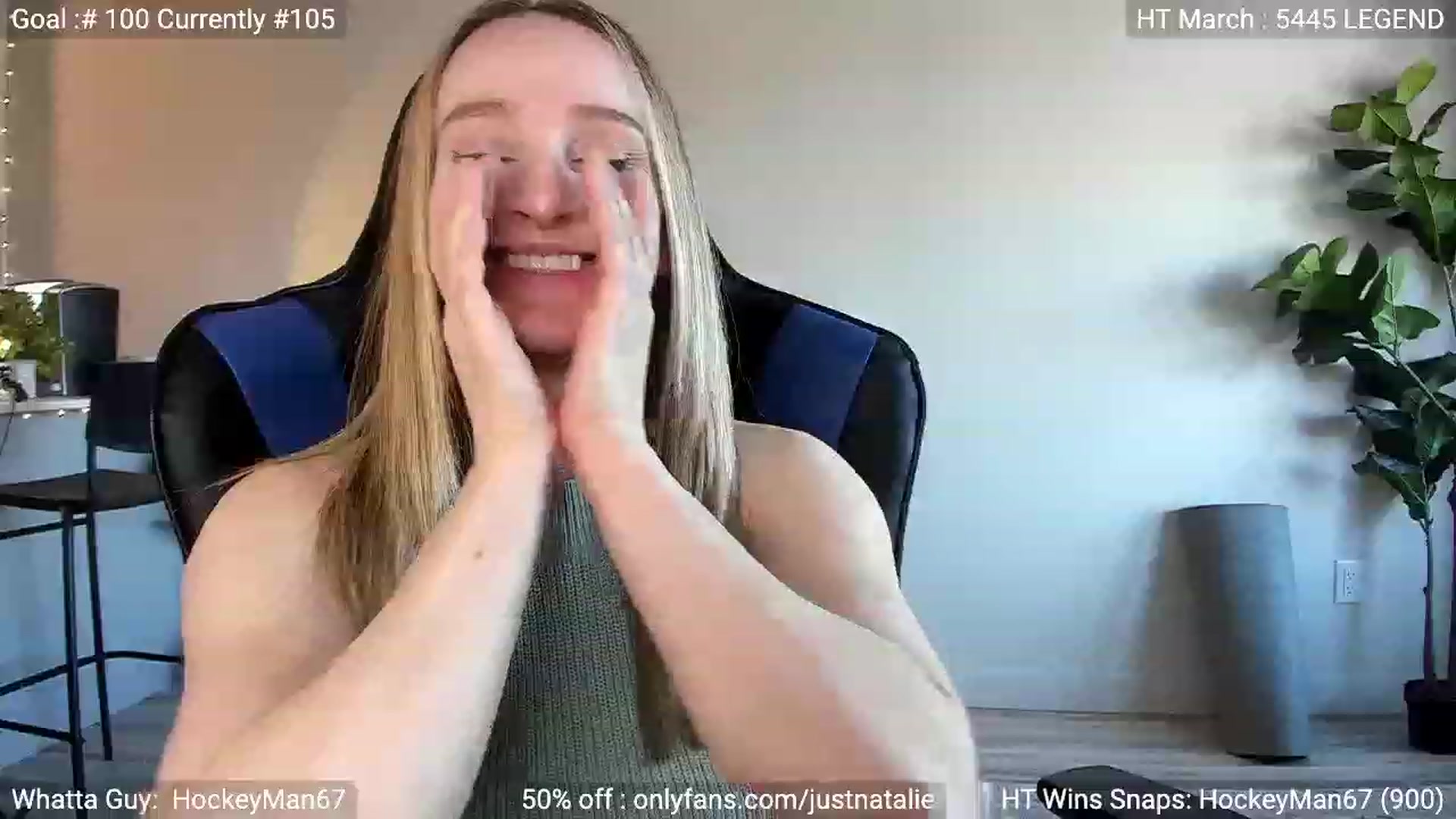 Gallery image thumbnail from JustNatalie's myfreecams stream on, 03/28/2023, 23:41 image 8 of 20