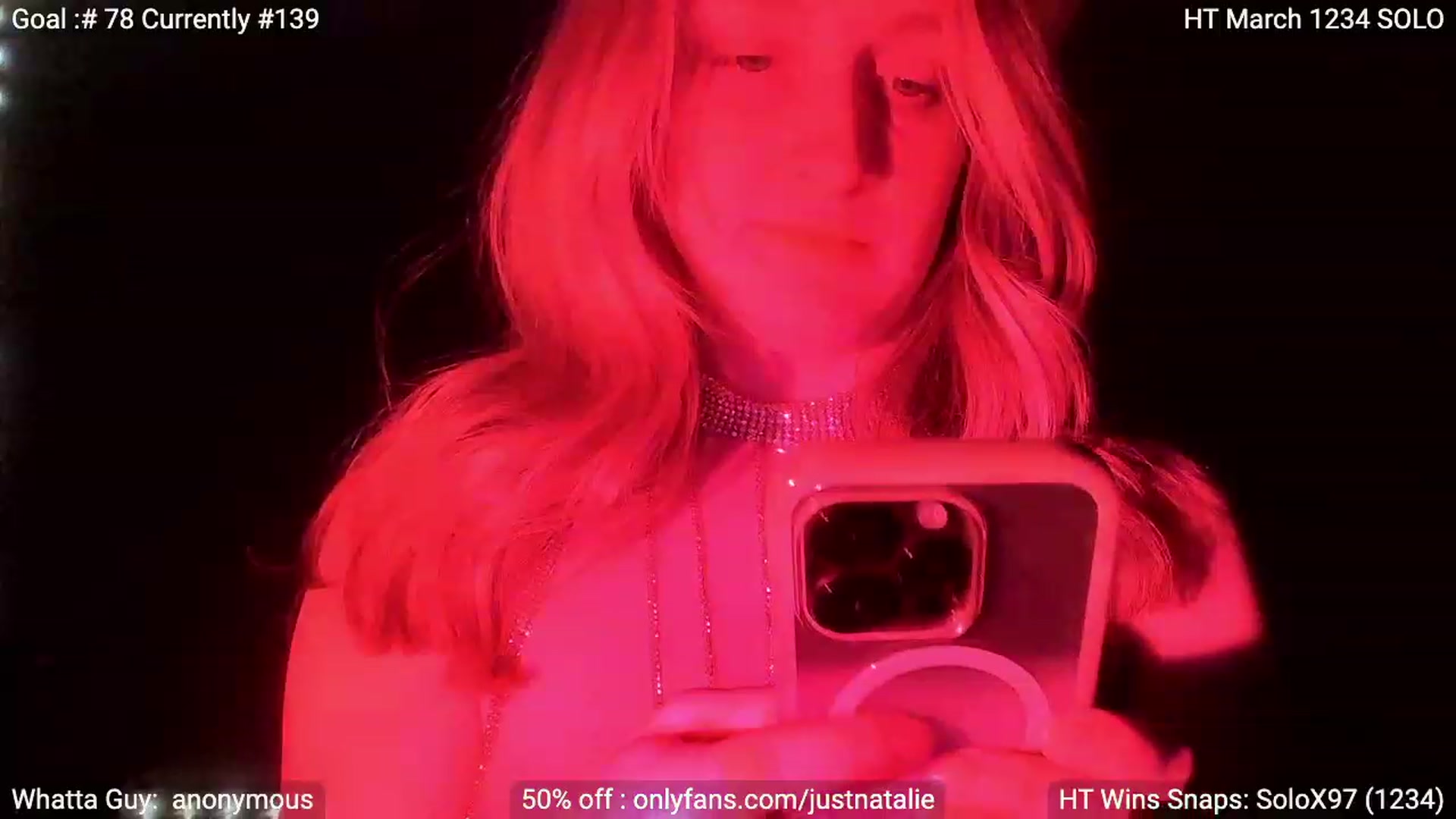 Gallery image thumbnail from JustNatalie's myfreecams stream on, 04/04/2023, 04:32 image 15 of 20