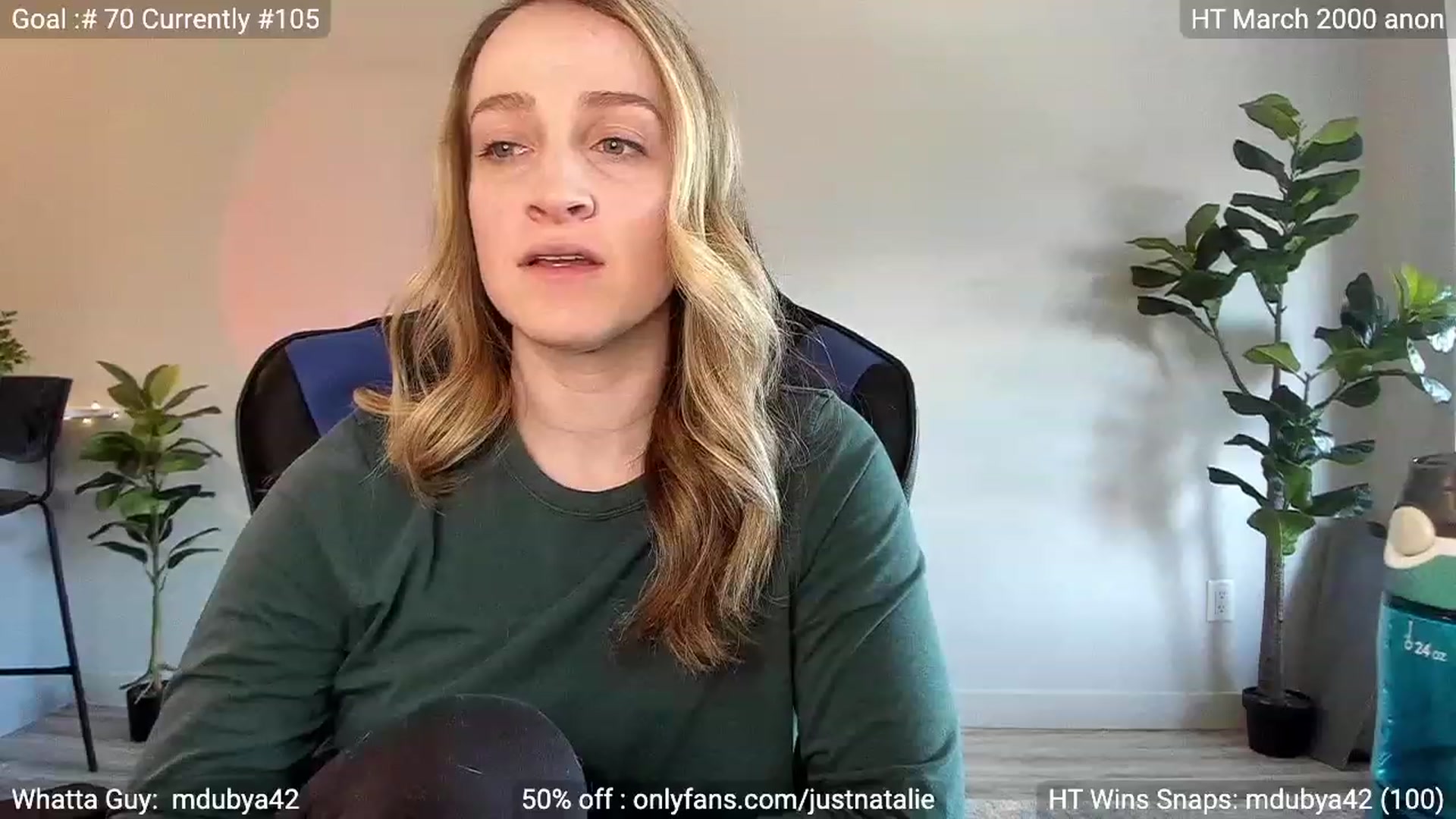 Gallery image thumbnail from JustNatalie's myfreecams stream on, 04/09/2023, 17:52 image 14 of 20