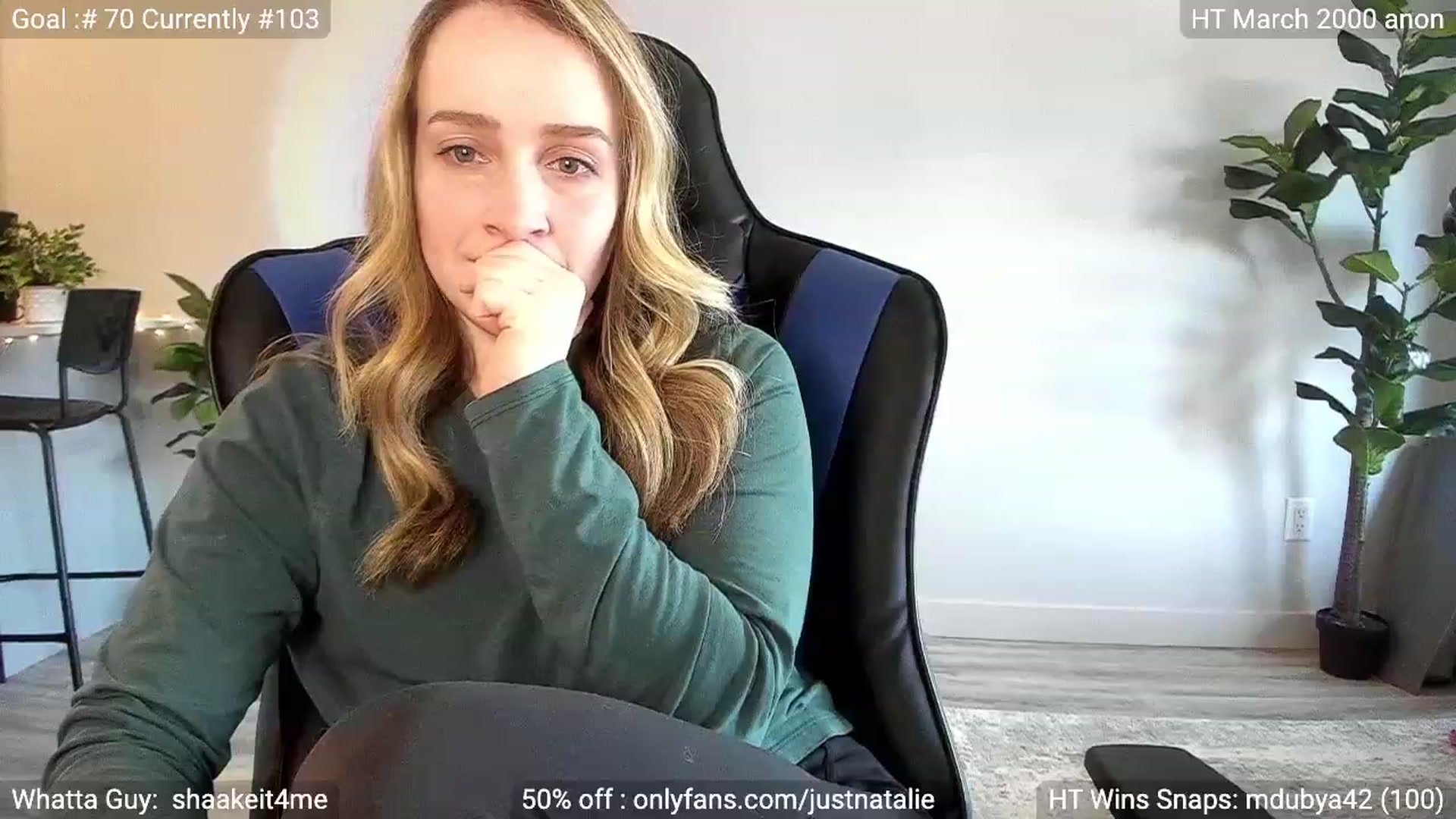 Gallery image thumbnail from JustNatalie's myfreecams stream on, 04/09/2023, 17:52 image 20 of 20