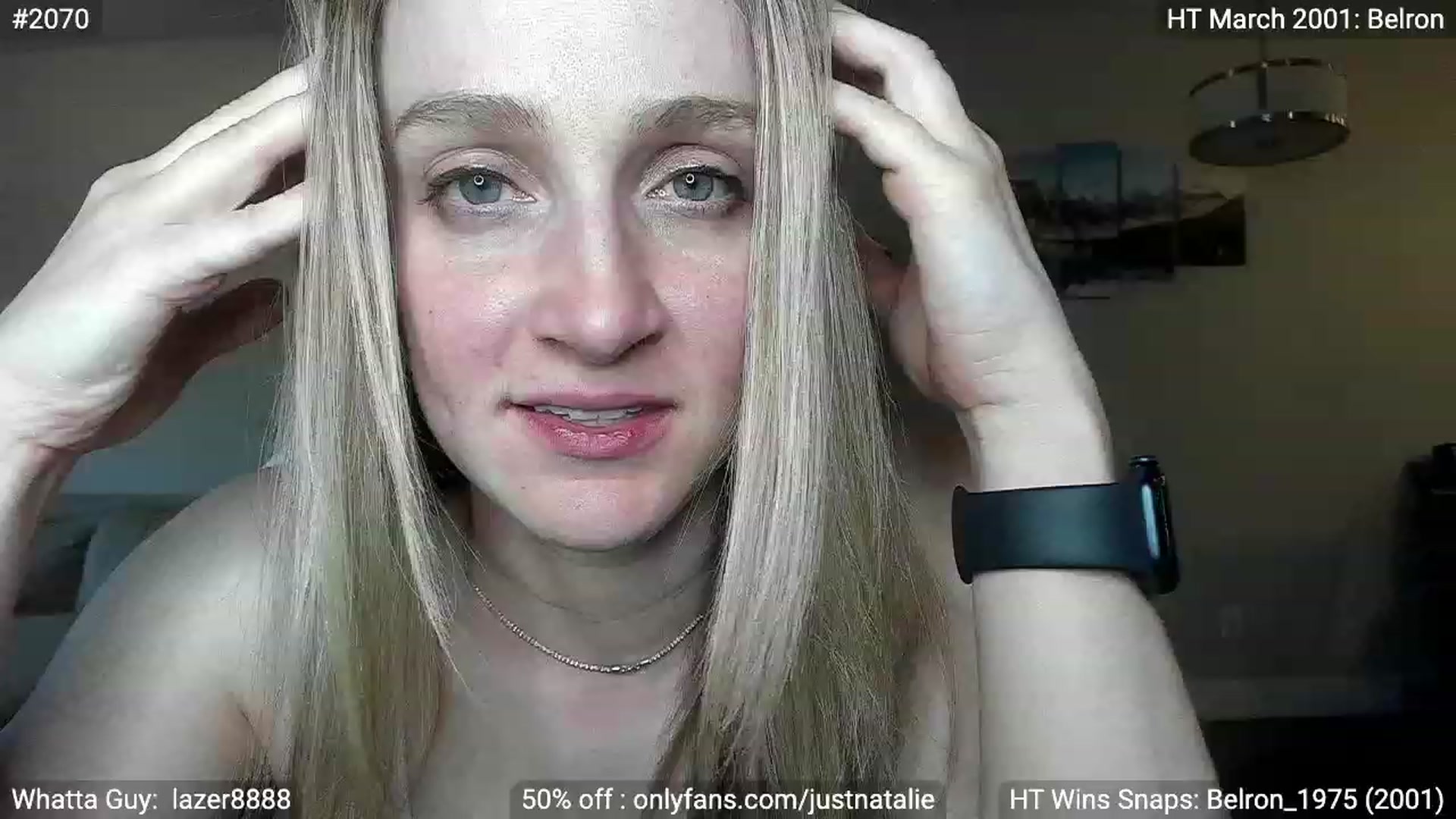 Gallery image thumbnail from JustNatalie's myfreecams stream on, 05/16/2023, 04:23 image 3 of 20