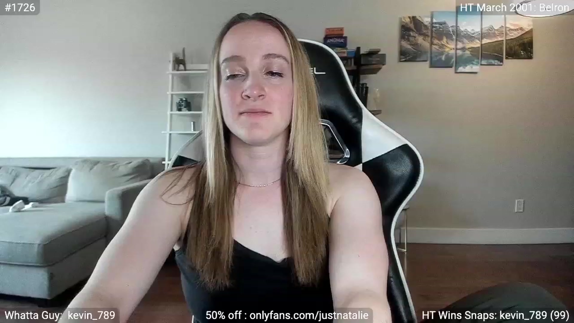 Gallery image thumbnail from JustNatalie's myfreecams stream on, 05/17/2023, 24:45 image 2 of 20