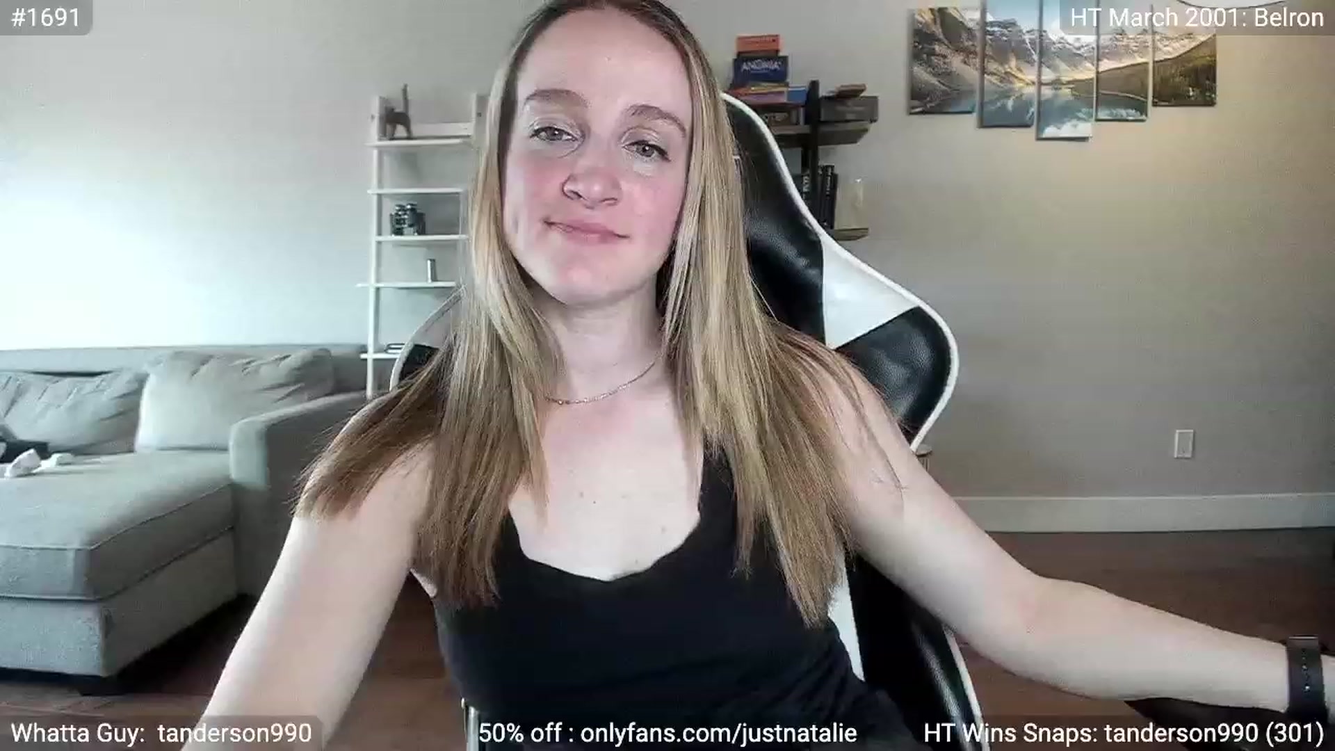 Gallery image thumbnail from JustNatalie's myfreecams stream on, 05/17/2023, 24:45 image 5 of 20