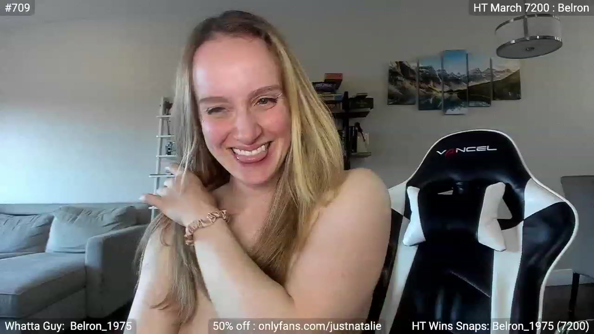 Gallery image thumbnail from JustNatalie's myfreecams stream on, 05/23/2023, 01:47 image 17 of 20