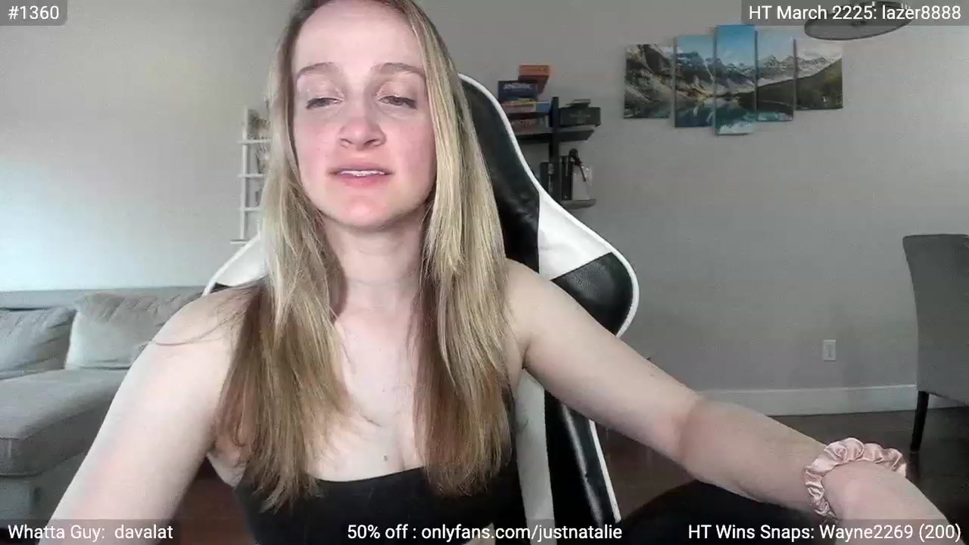Gallery image thumbnail from JustNatalie's myfreecams stream on, 05/23/2023, 01:47 image 2 of 20