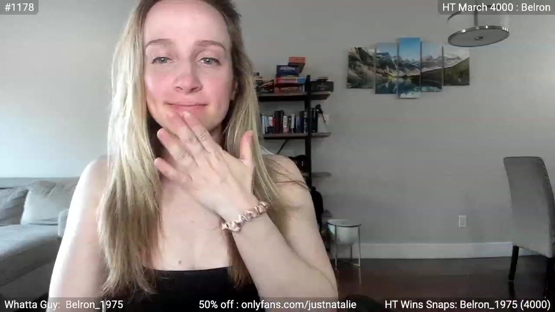 Gallery image thumbnail from JustNatalie's myfreecams stream on, 05/23/2023, 01:47 image 5 of 20