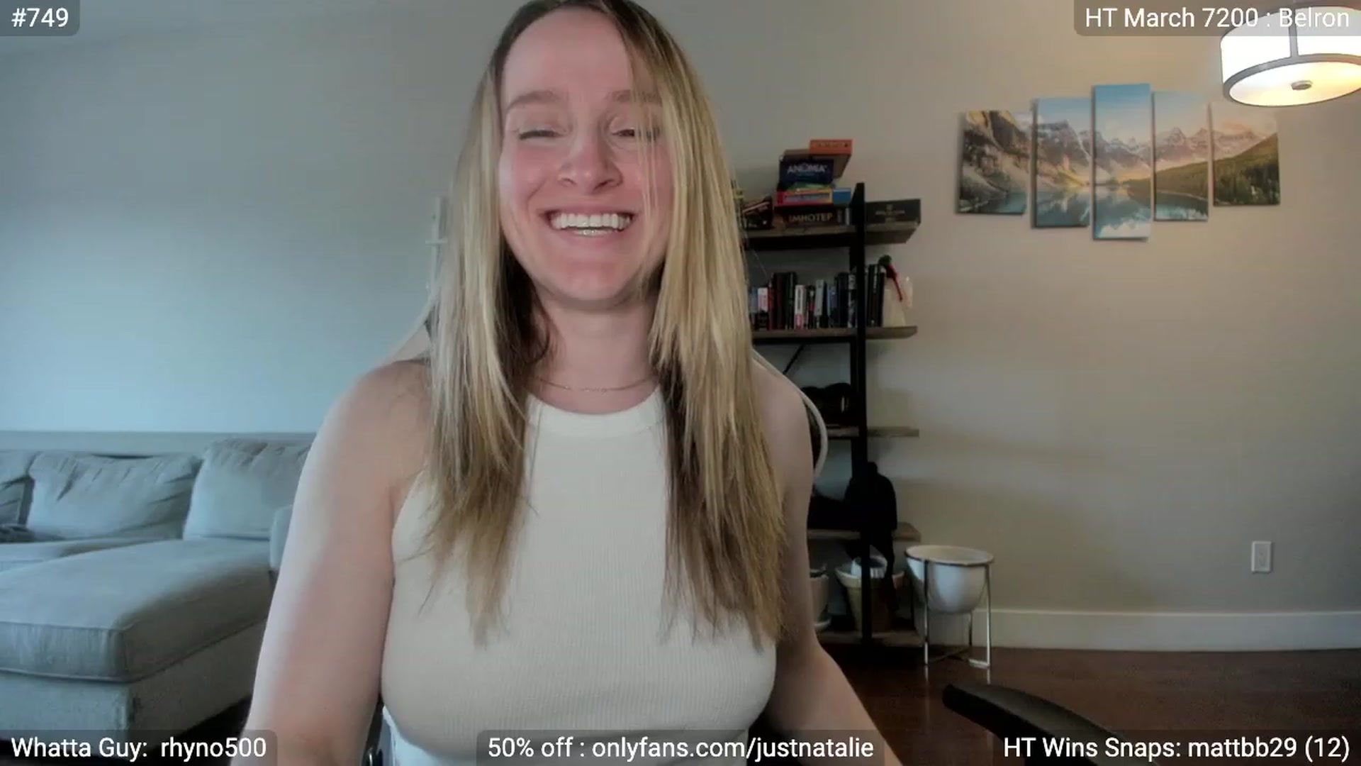 Gallery image thumbnail from JustNatalie's myfreecams stream on, 05/26/2023, 24:30 image 11 of 20