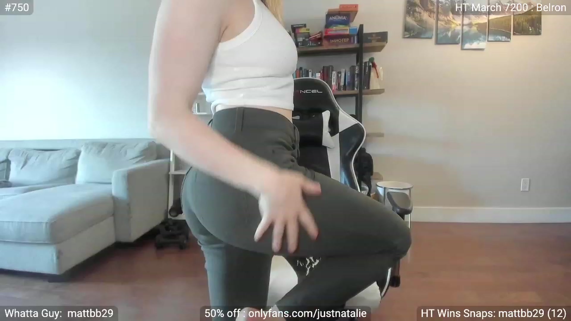 Gallery image thumbnail from JustNatalie's myfreecams stream on, 05/26/2023, 24:30 image 6 of 20