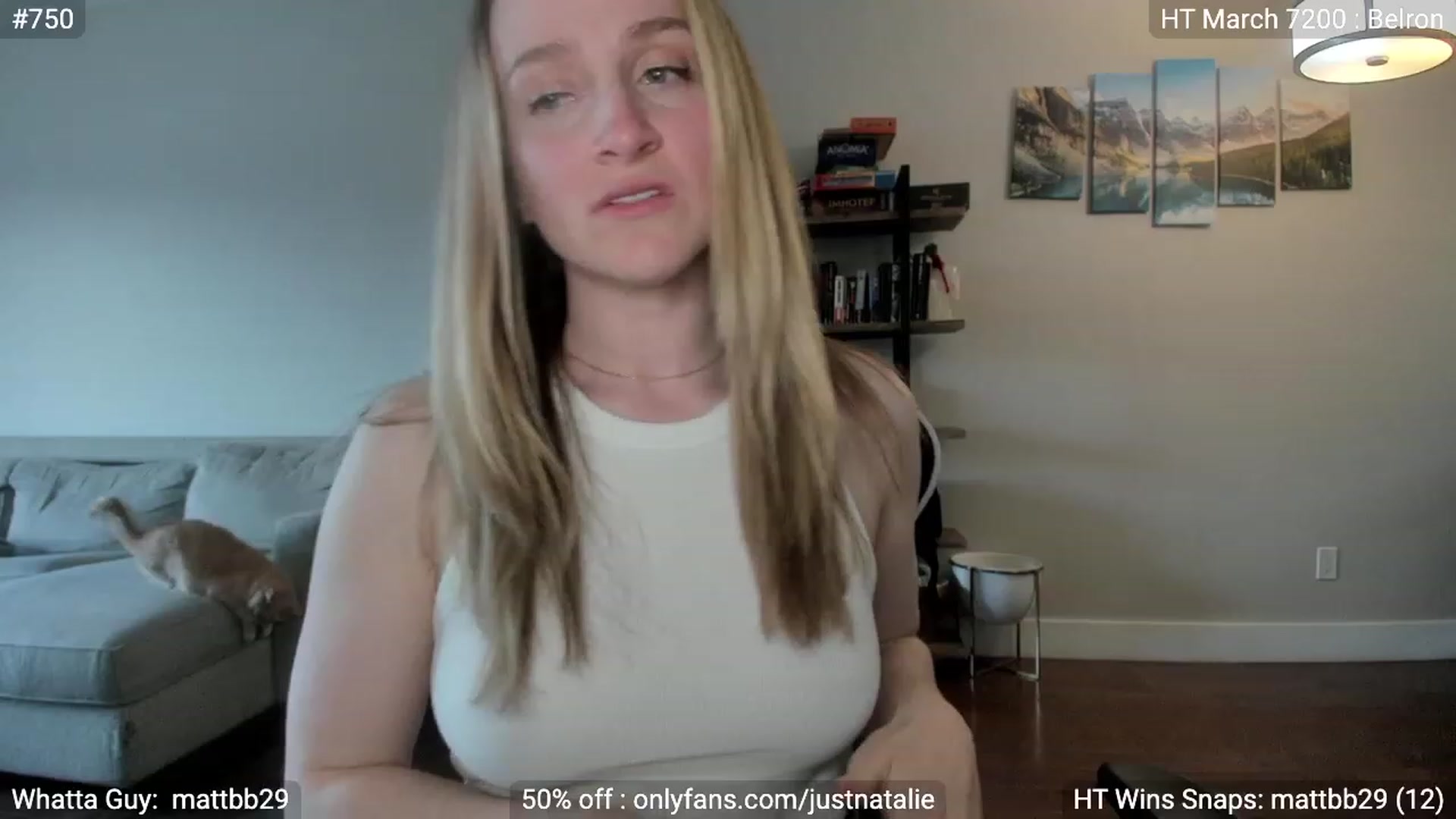 Gallery image thumbnail from JustNatalie's myfreecams stream on, 05/26/2023, 24:30 image 2 of 20