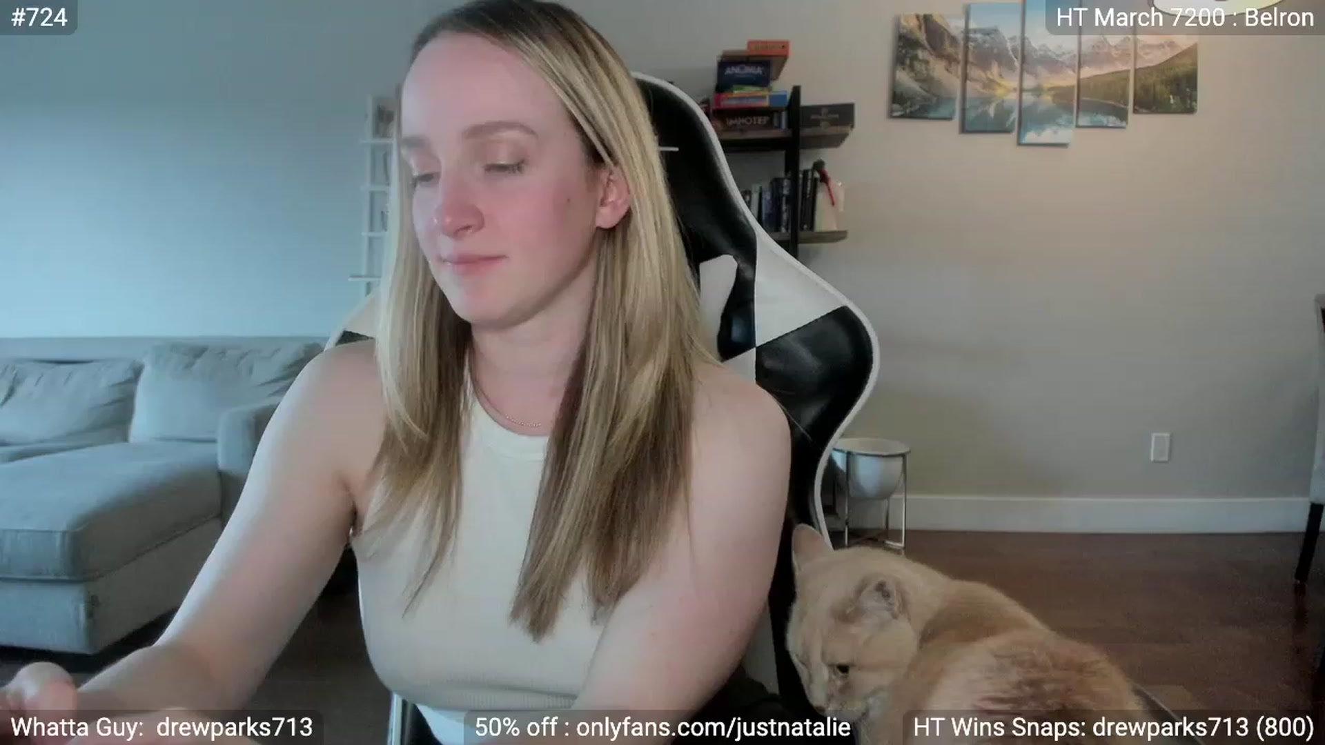 Gallery image thumbnail from JustNatalie's myfreecams stream on, 05/26/2023, 01:01 image 11 of 20