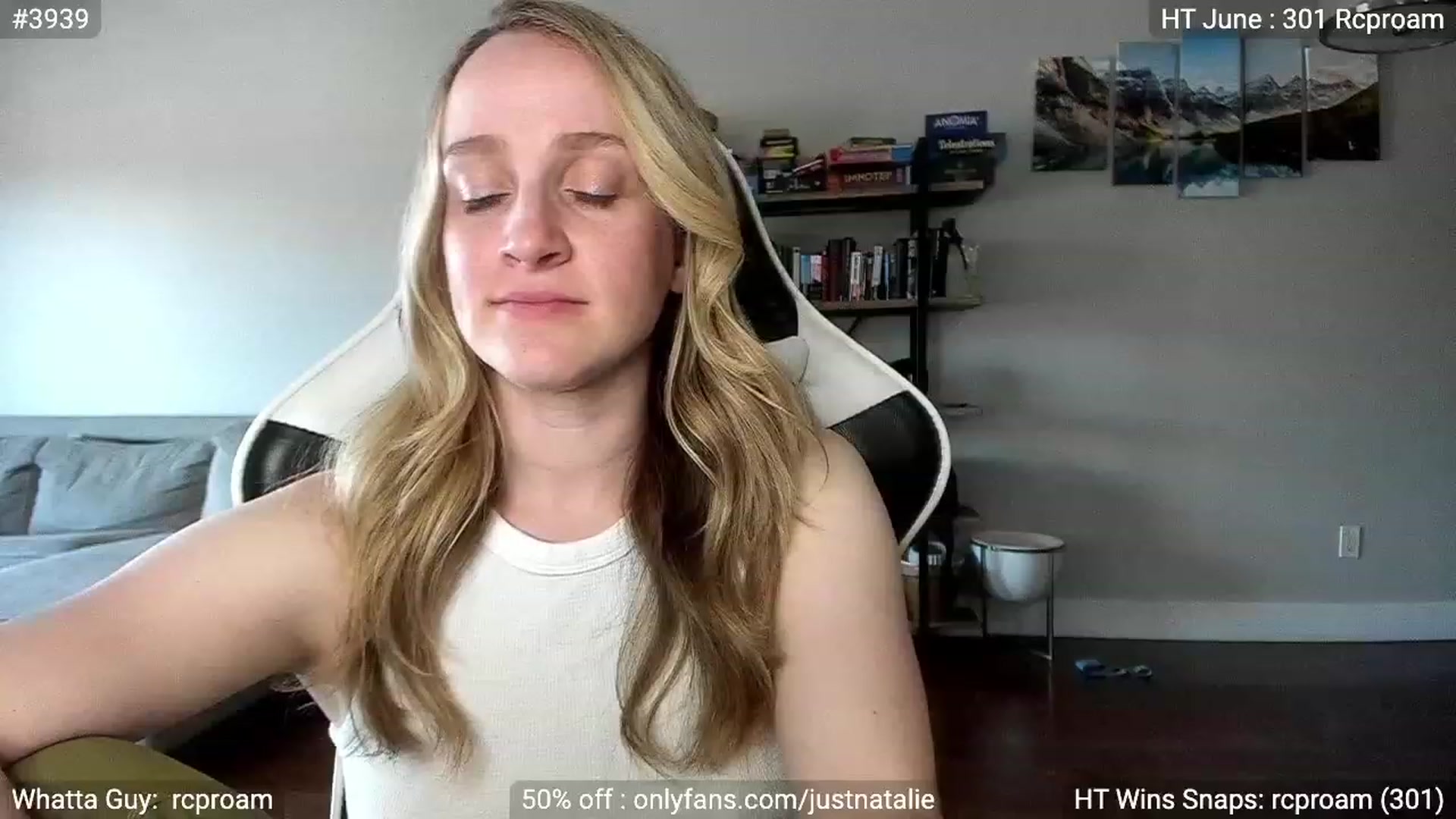 Gallery image thumbnail from JustNatalie's myfreecams stream on, 06/09/2023, 24:35 image 17 of 20