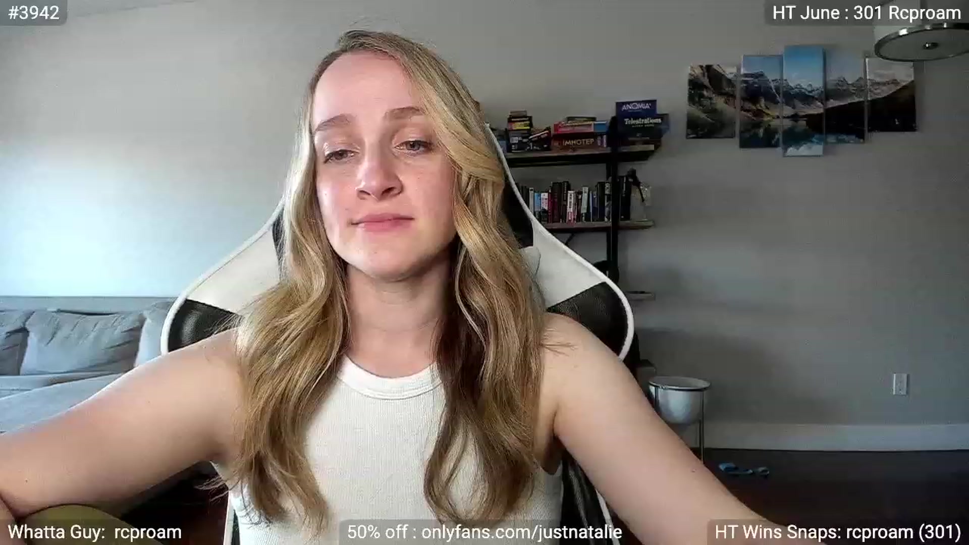 Gallery image thumbnail from JustNatalie's myfreecams stream on, 06/09/2023, 24:35 image 15 of 20