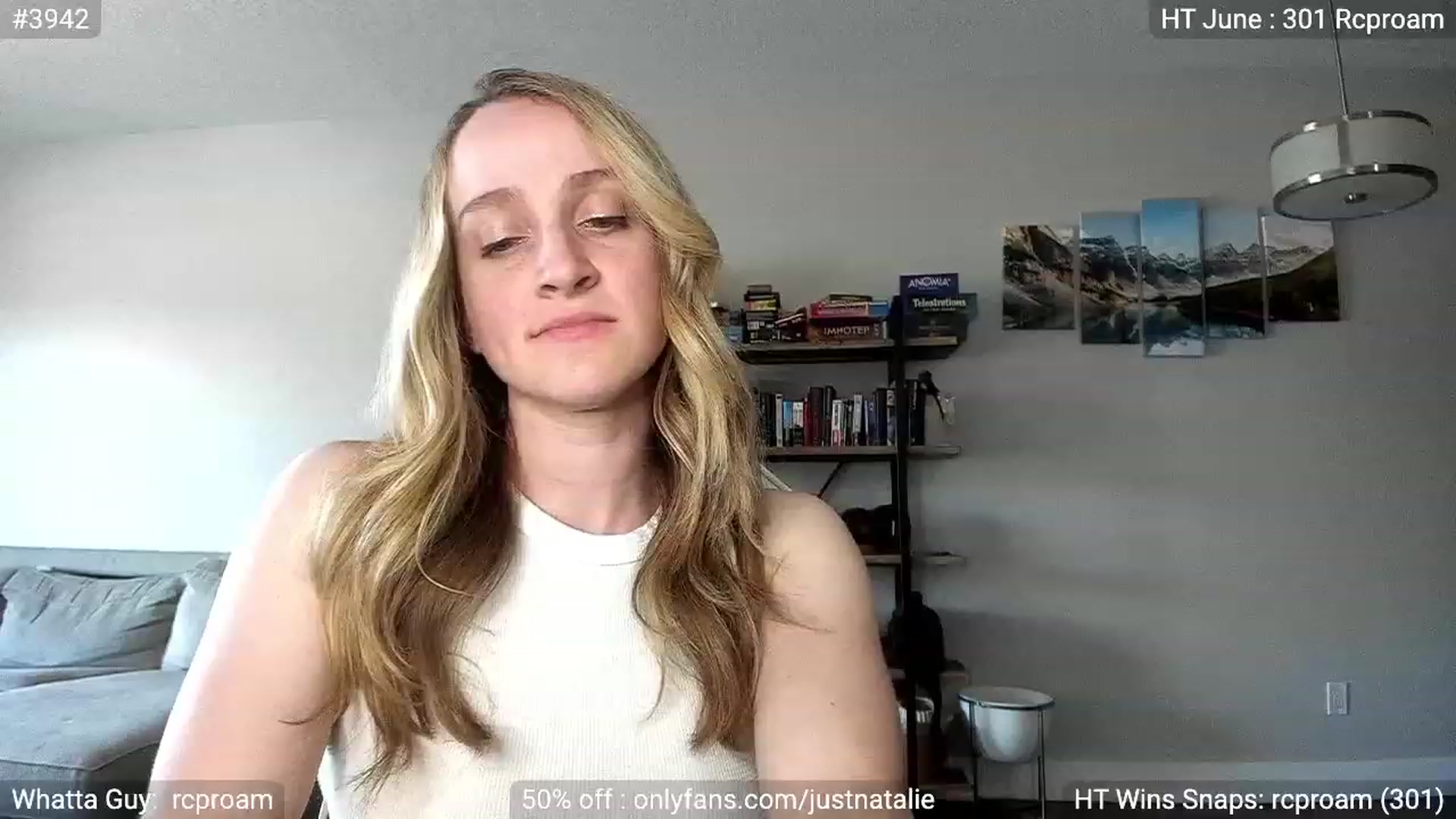 Gallery image thumbnail from JustNatalie's myfreecams stream on, 06/09/2023, 24:35 image 13 of 20