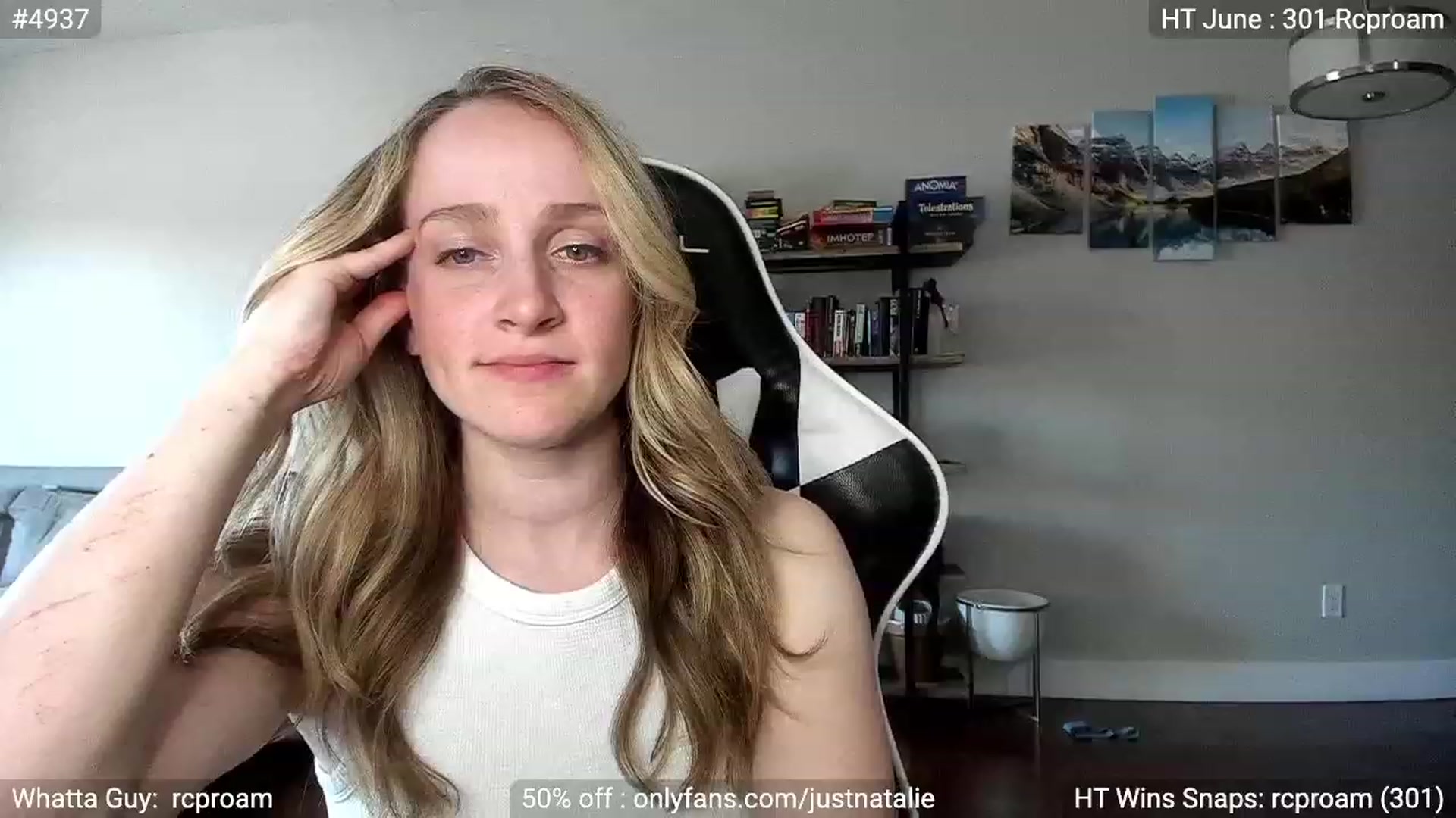 Gallery image thumbnail from JustNatalie's myfreecams stream on, 06/09/2023, 24:35 image 4 of 20