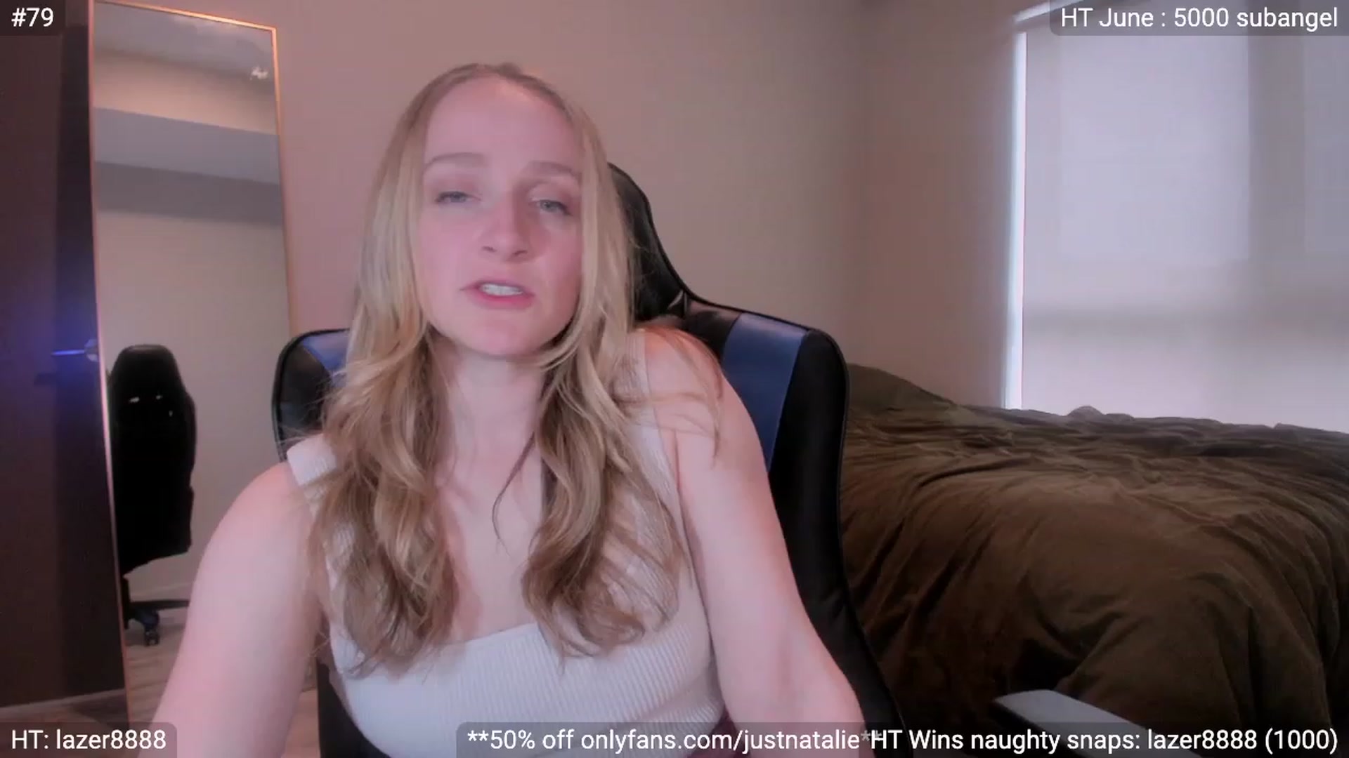 Gallery image thumbnail from JustNatalie's myfreecams stream on, 06/21/2023, 24:15 image 20 of 20