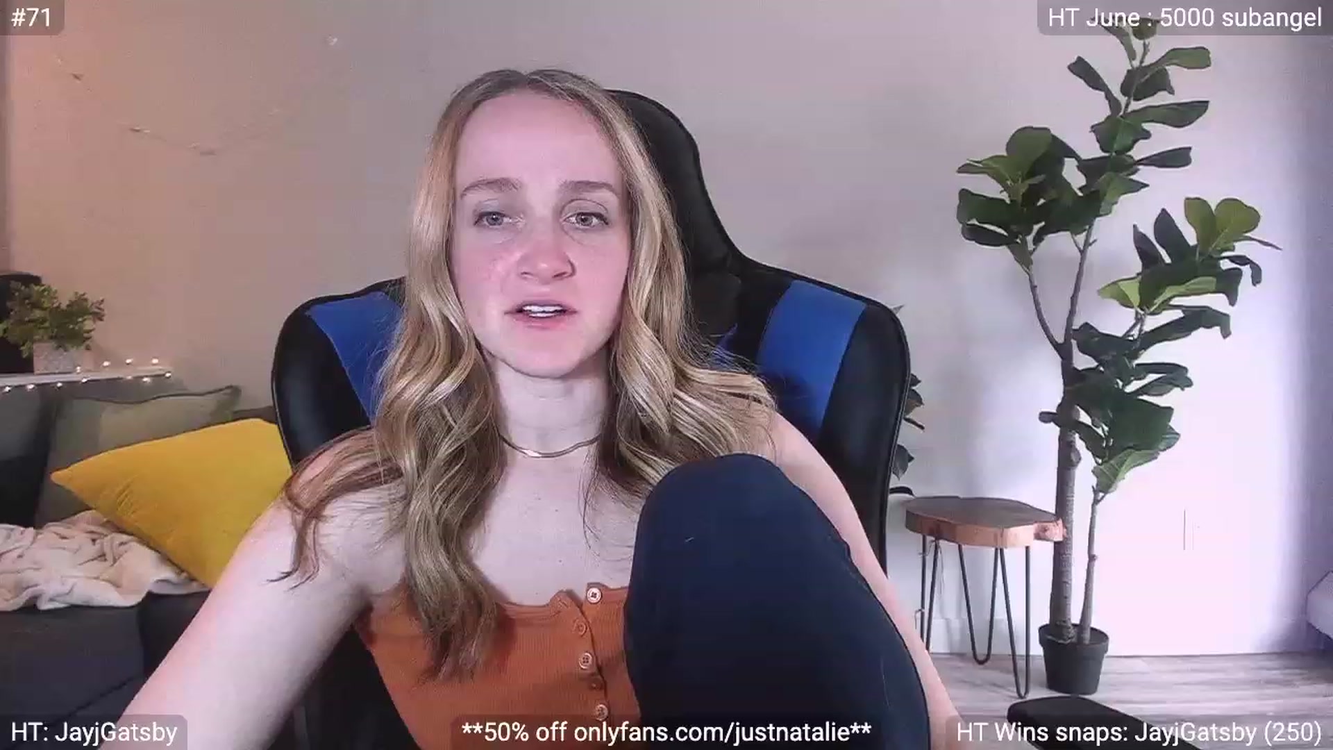 Gallery image thumbnail from JustNatalie's myfreecams stream on, 06/23/2023, 24:14 image 19 of 20
