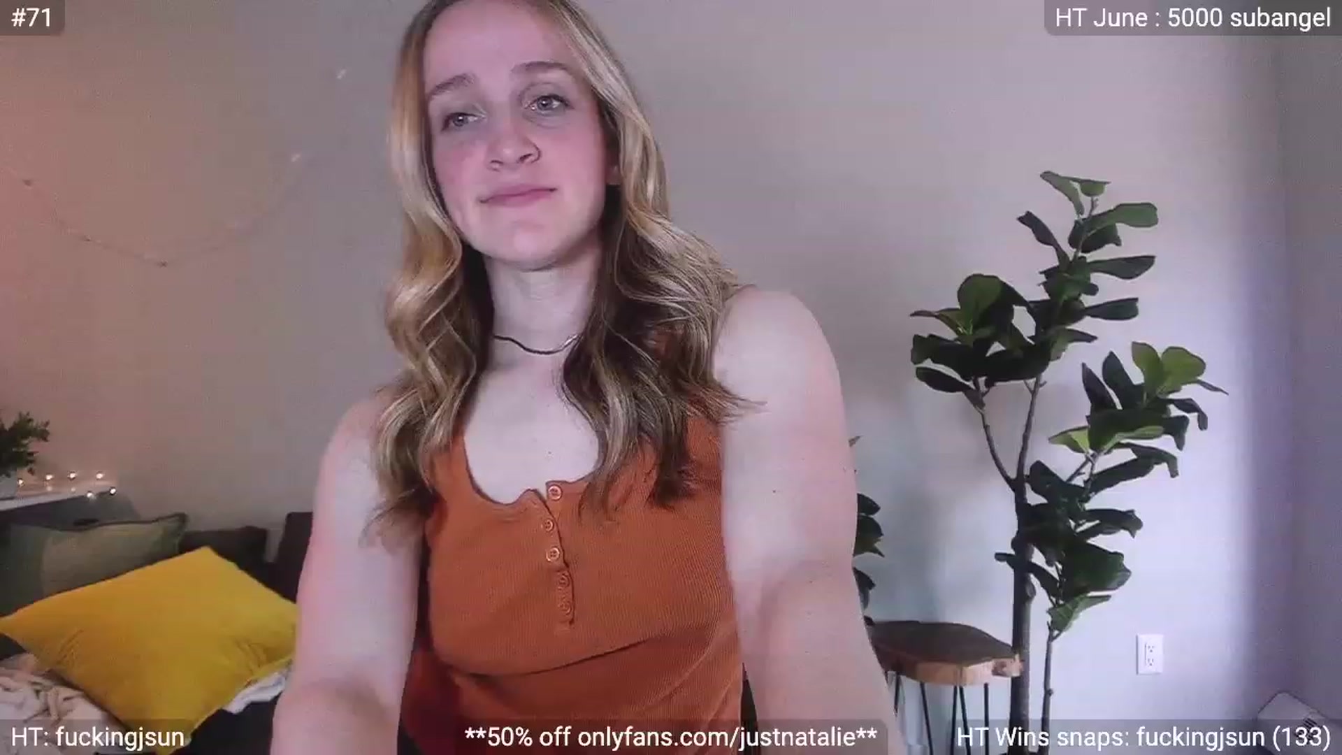 Gallery image thumbnail from JustNatalie's myfreecams stream on, 06/23/2023, 24:14 image 12 of 20