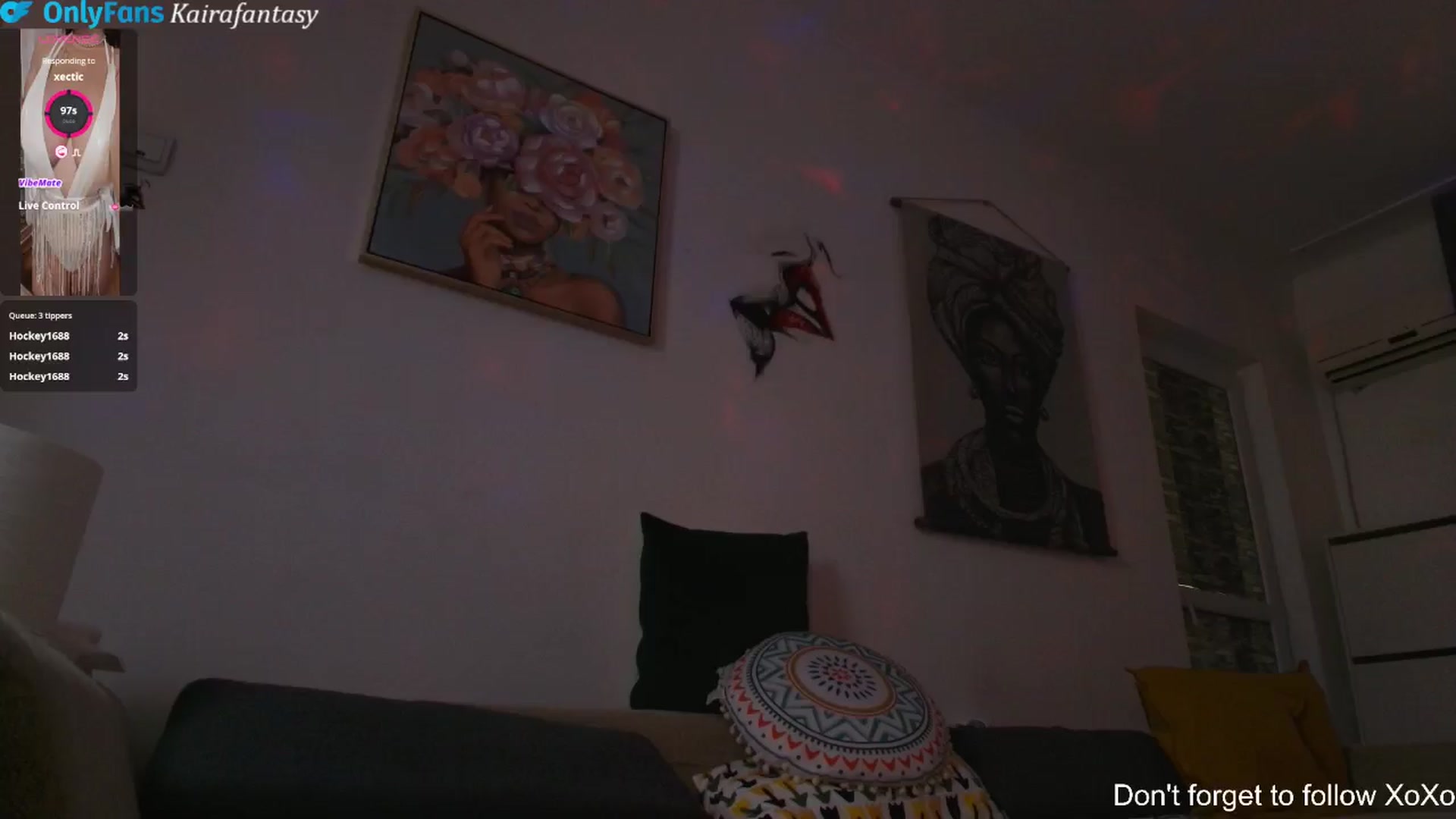 Gallery image thumbnail from KairaFantasy's myfreecams stream on, 09/15/2024, 13:21 image 5 of 20