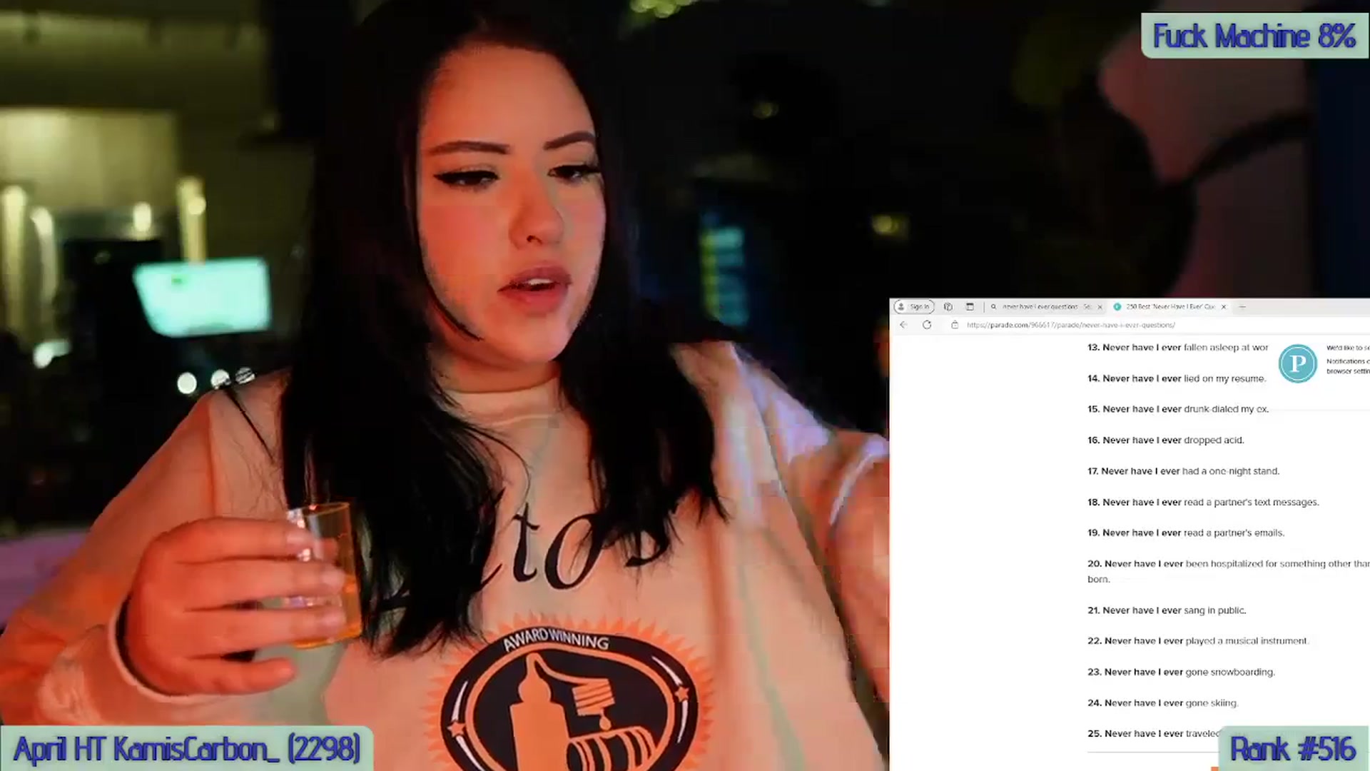 Gallery image thumbnail from Kamila__'s myfreecams stream on, 04/06/2024, 07:39 image 4 of 20